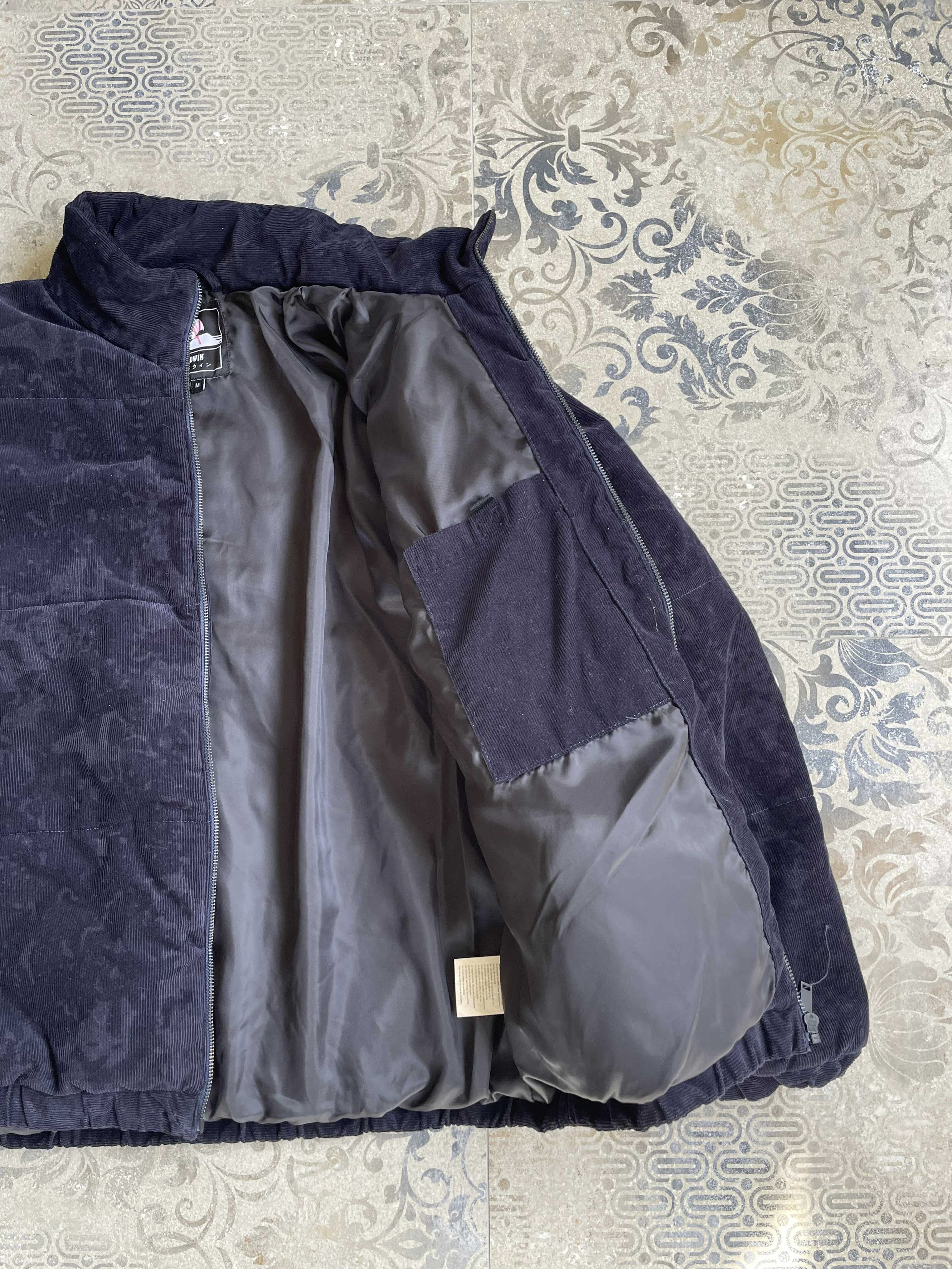 Edwin Edwin Atakai Puffer Corduroy Jacket Mens Size M Navy Size US M / EU 48-50 / 2 - 2 Thumbnail