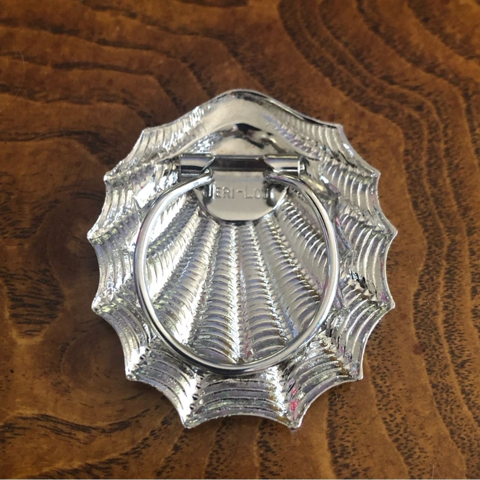 Vintage Vintage Jeri-Lou silver shell scarf clip Size ONE SIZE - 2 Thumbnail
