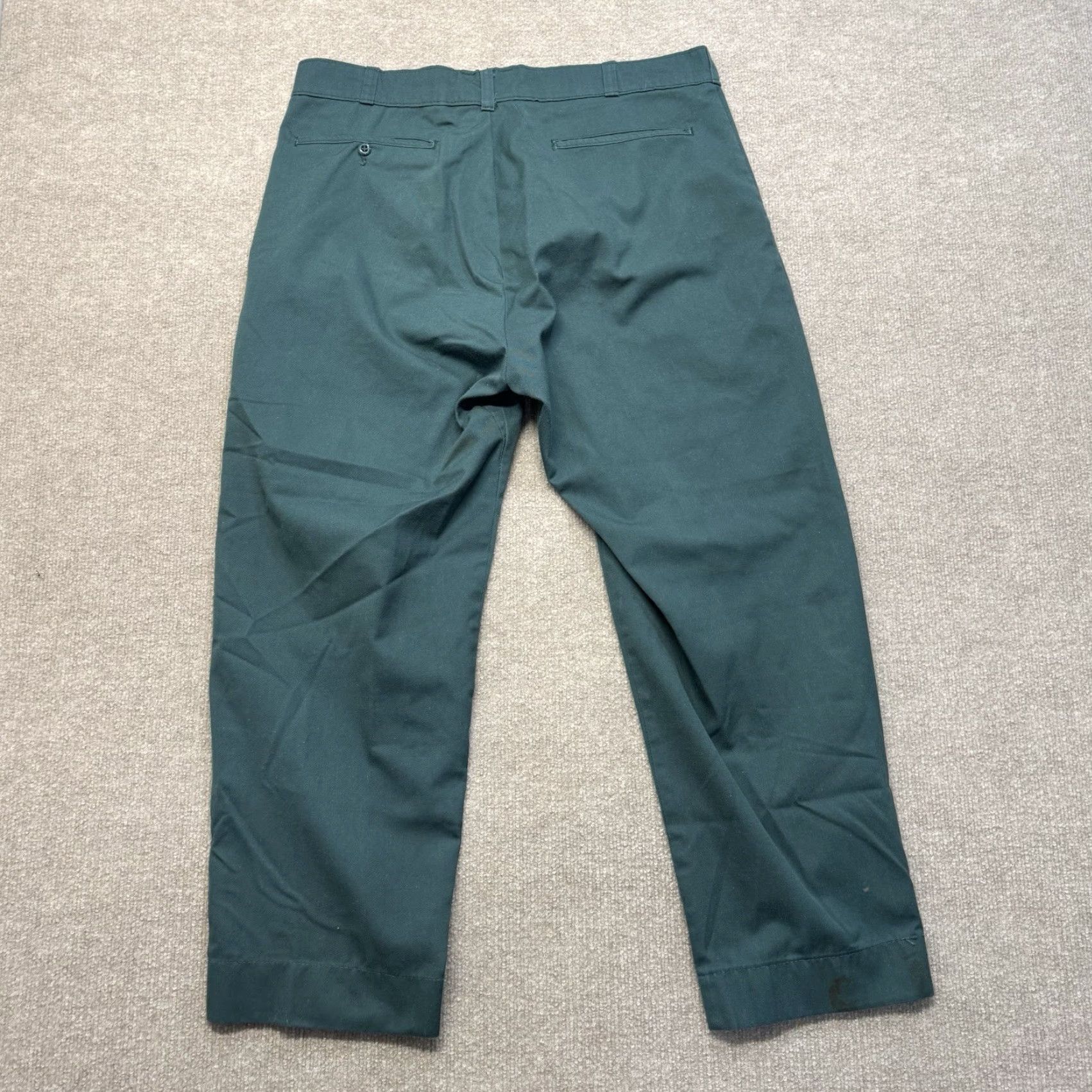 Vintage VINTAGE Chino Pants Mens 36x28 Workwear USA Made Green Talon Size US 36 / EU 52 - 7 Thumbnail