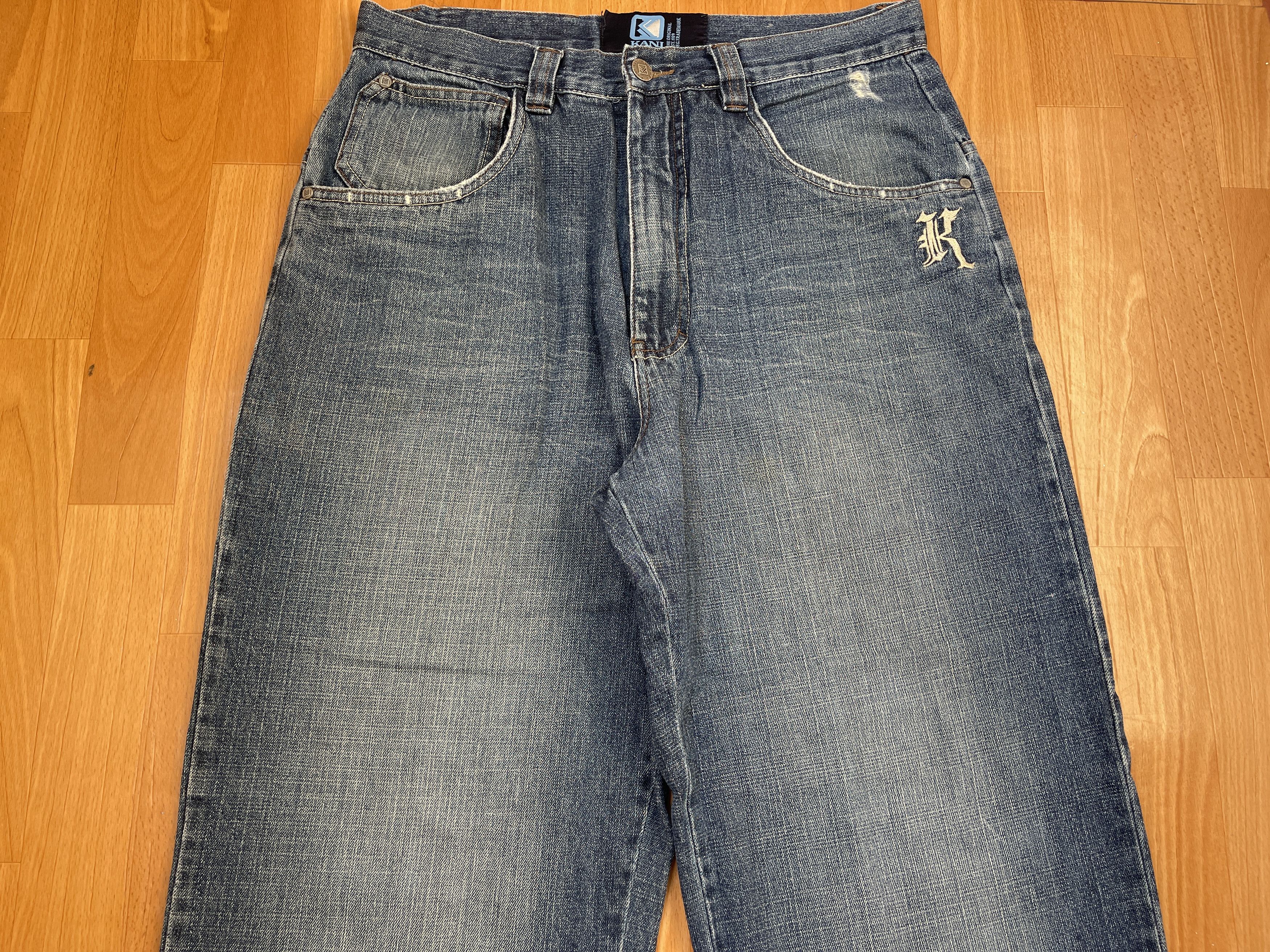 Karl Kani KARL KANI jeans, baggy, vintage Kani jeans, 90s hip hop W 32 Size US 32 / EU 48 - 8 Thumbnail