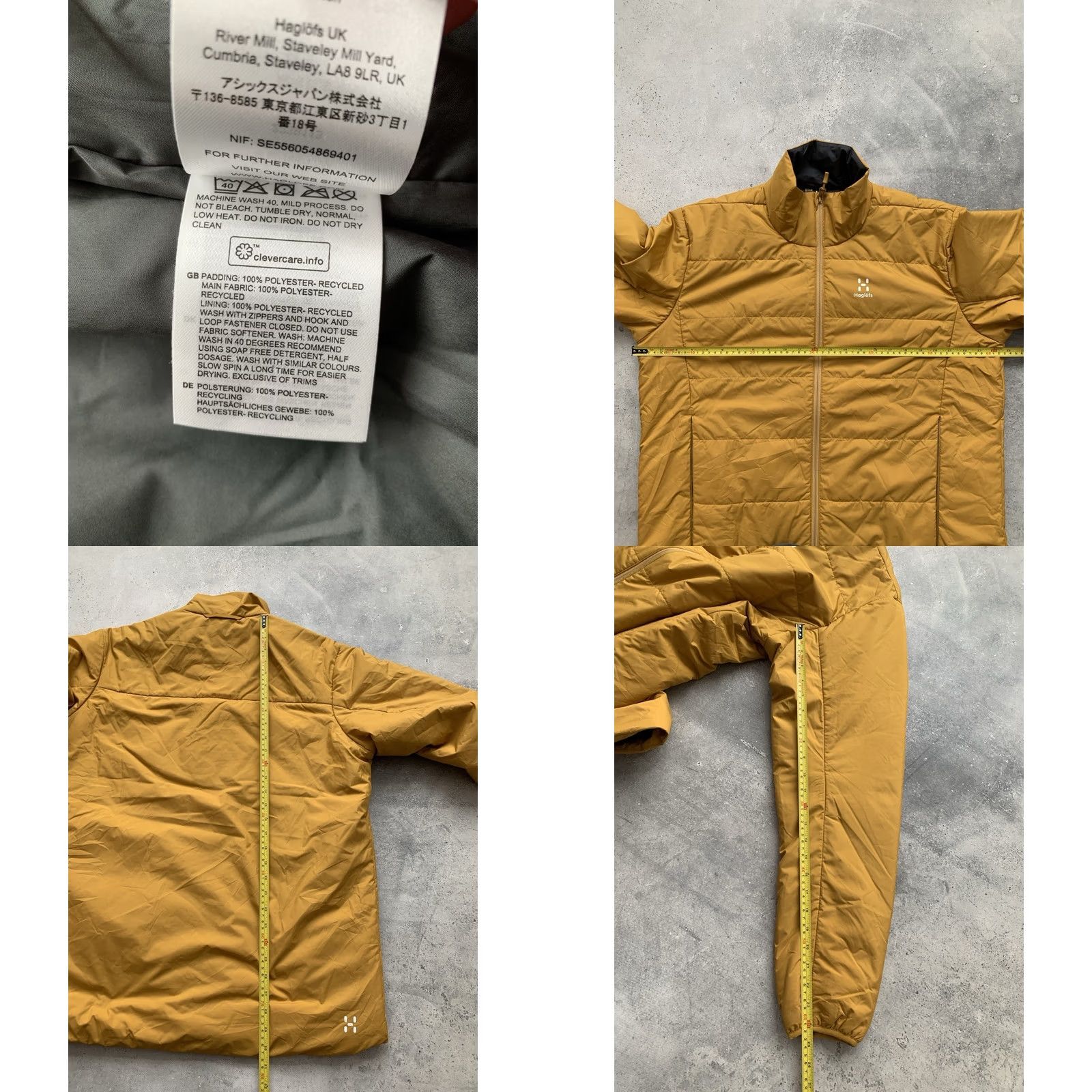 Vintage Haglöfs MIMIC SILVER INSULATED JACKET PUFFER MEN'S XL Jacket XL Haglöfs Yellow Outdoor Shoes? Size US XL / EU 56 / 4 - 8 Thumbnail