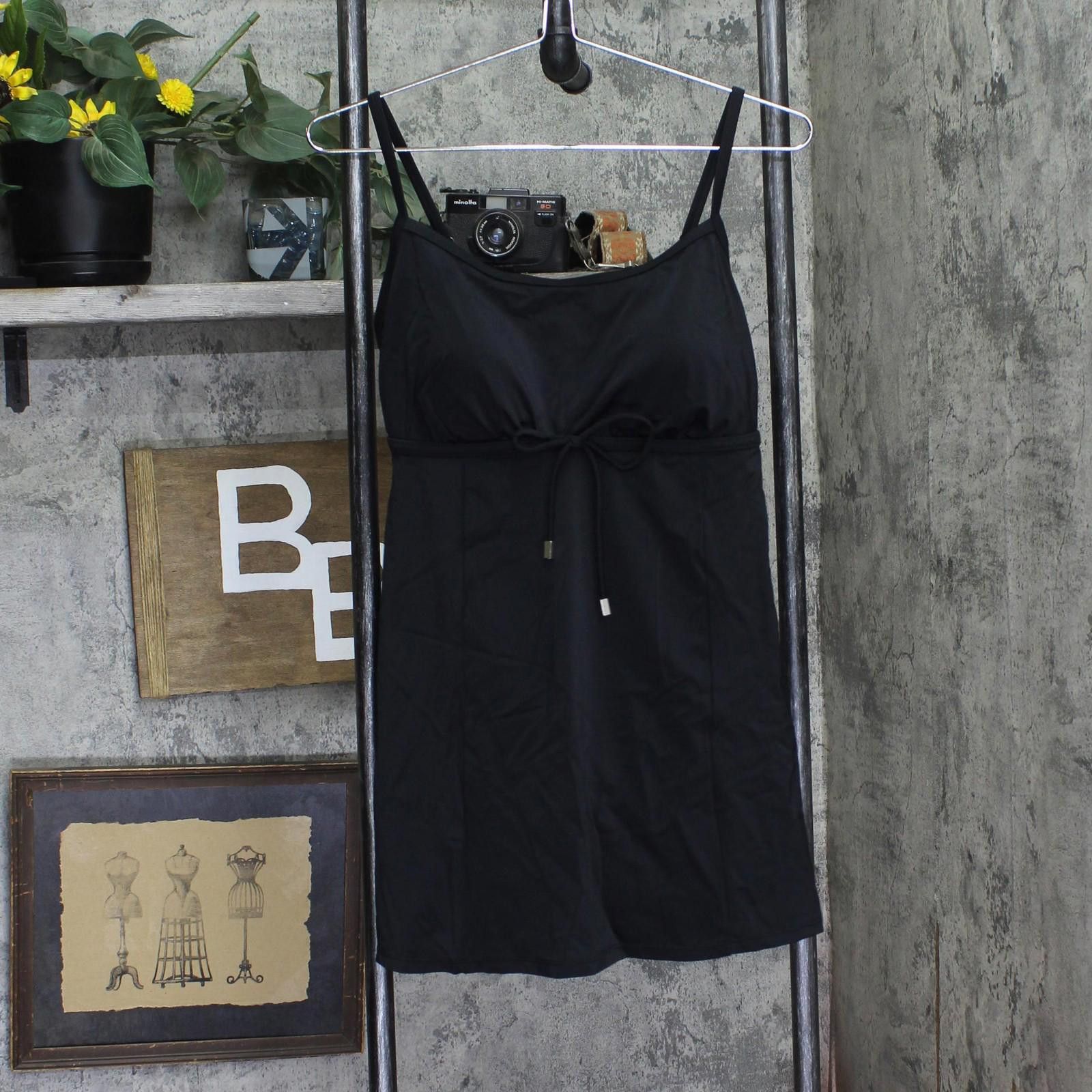 Other Swim Solutions Front Swimdress One Piece Swimsuir Black 12 Size ONE SIZE - 1 Thumbnail