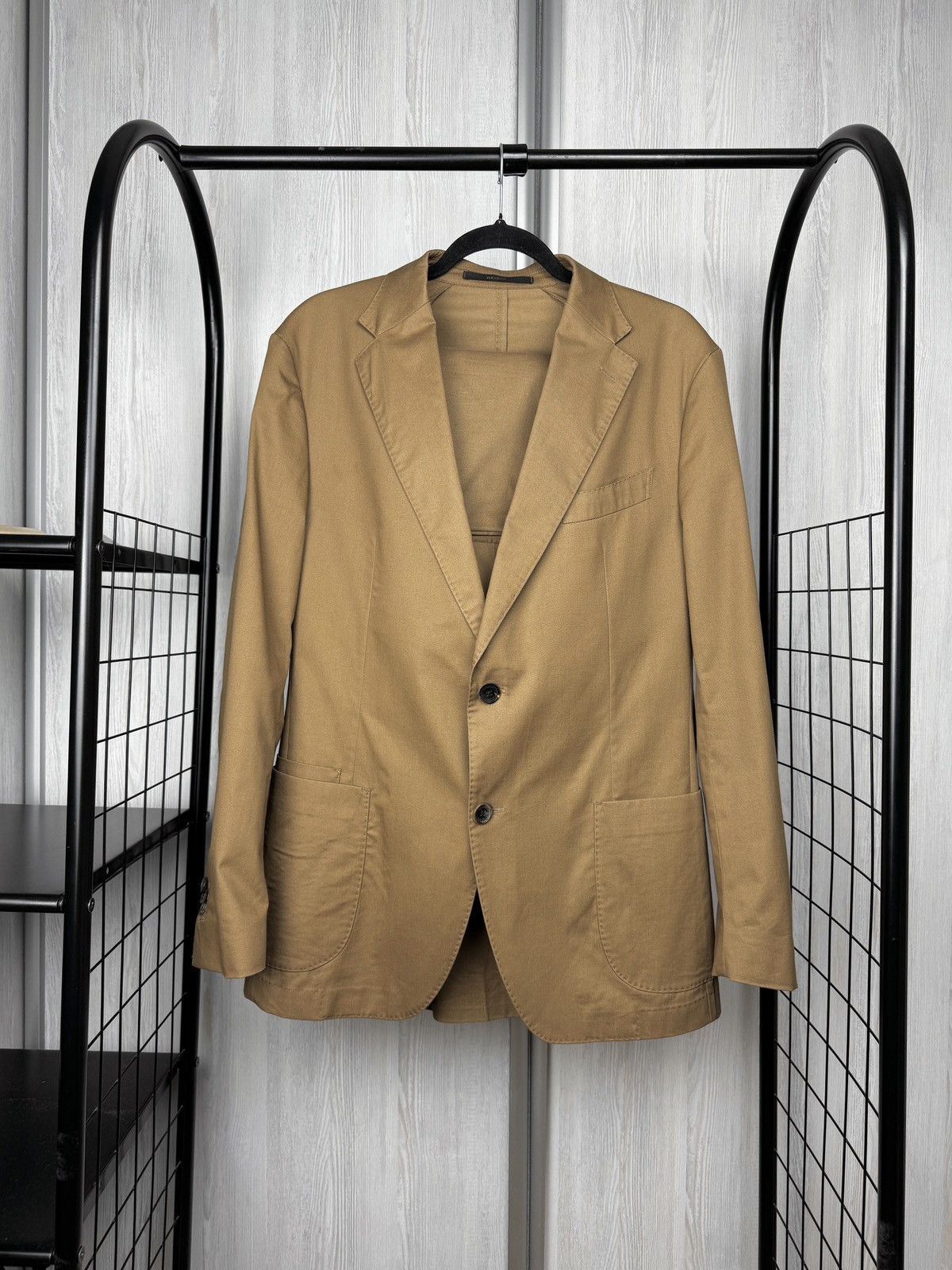 Other Windsor. Brown Solerto + Santios Cotton Silk Blend Suit 52 Size 42R - 3 Thumbnail