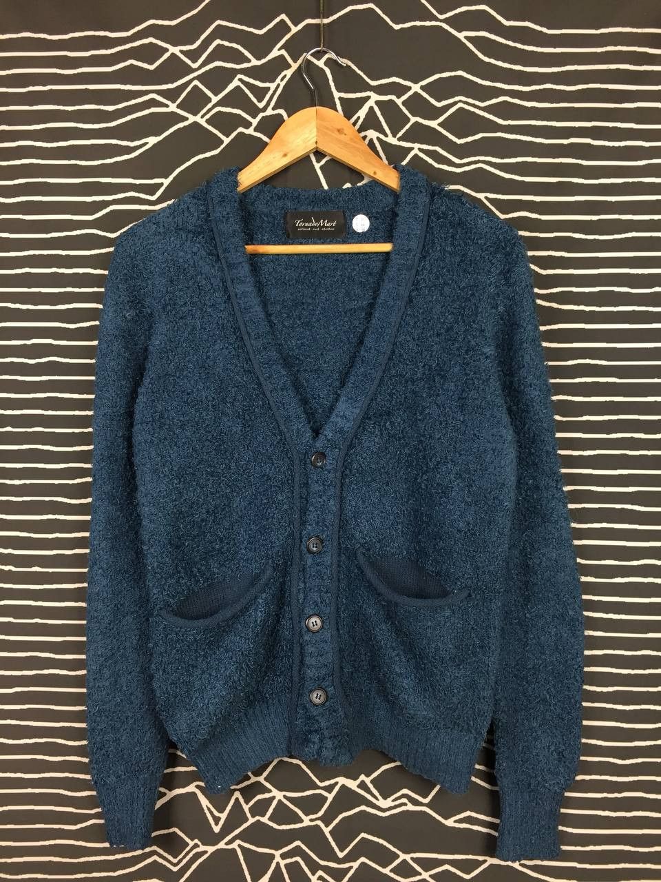 Tornado Mart Tornado Mart Shaggy Mohair Cardigan Size US M / EU 48-50 / 2 - 2 Thumbnail