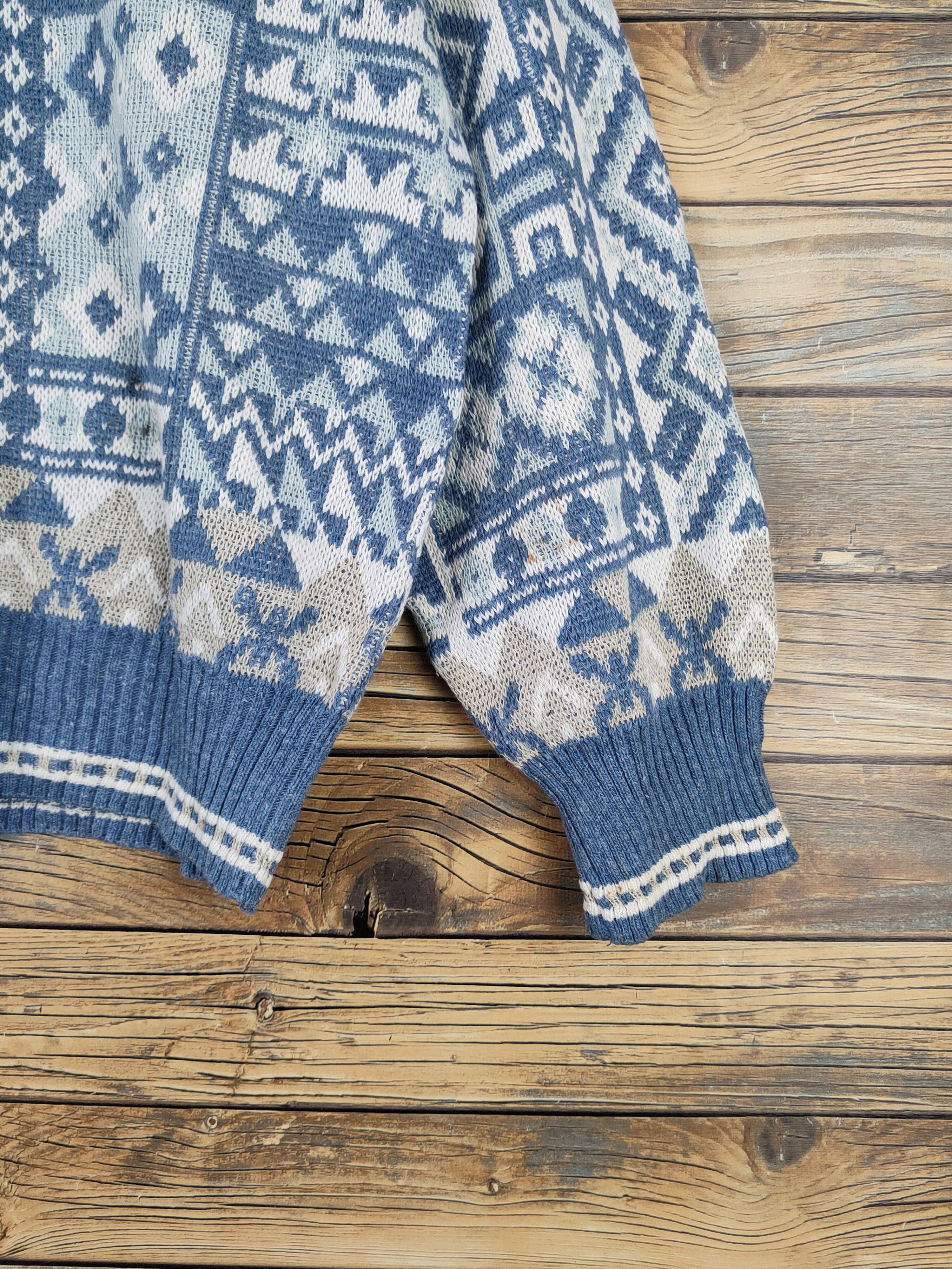 Florence Tricot Florence Tricot Blue Knitwear Sweatshirts like coogi #W2151 Size US L / EU 52-54 / 3 - 6 Thumbnail
