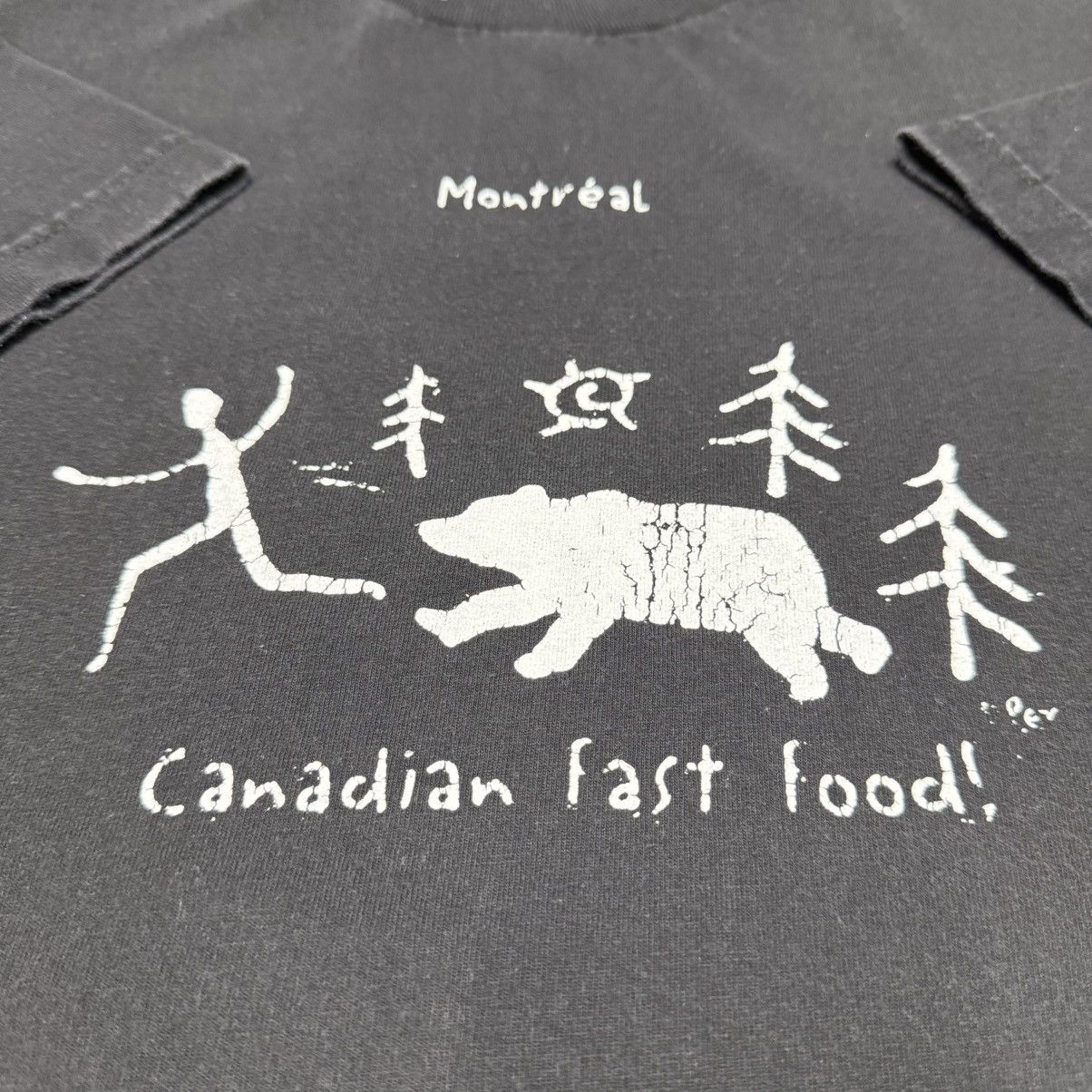 Vintage Vintage Montreal Canada Fast Food Funny Joke 90s Tshirt Size US L / EU 52-54 / 3 - 5 Thumbnail