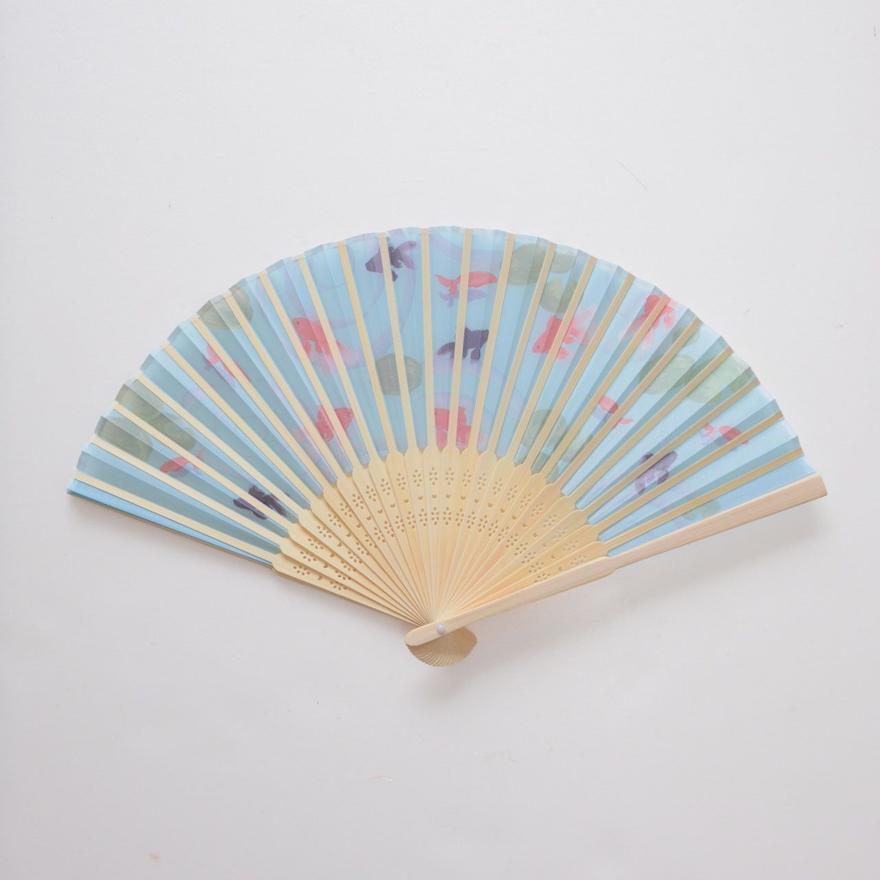 Other Japanese Folding Fan Sensu with Goldfish and Demekin Design Size ONE SIZE - 3 Thumbnail