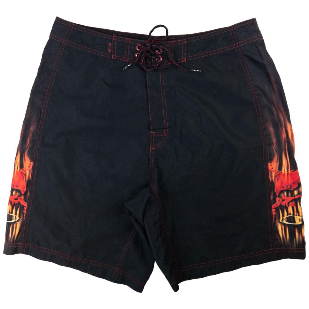 Oakley Vintage Oakley Flame Shorts Size W36 Size US 36 / EU 52 - 1 Thumbnail
