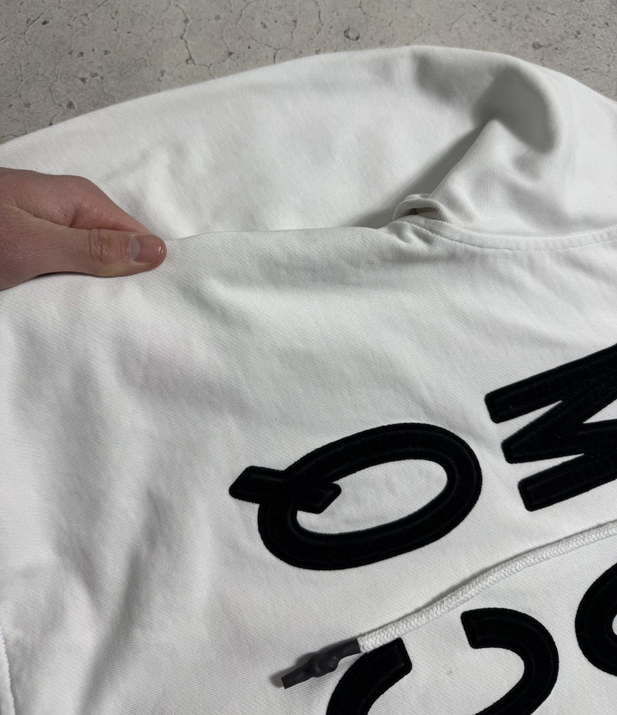 Alexander McQueen Alexander Mcqueen MCQ White Big Logo Hoodie Size S Size US S / EU 44-46 / 1 - 15 Thumbnail