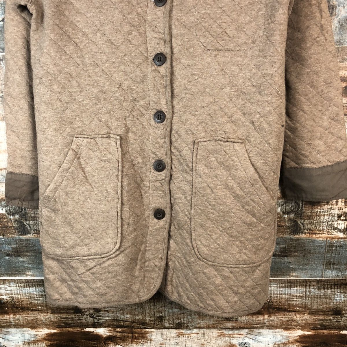 Japanese Brand × Vintage Shuca vintage Brown long jacket Hoodie #A2032 Size M / US 6-8 / IT 42-44 - 6 Thumbnail