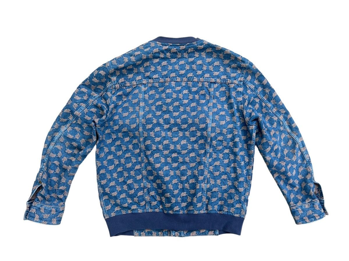 Issey Miyake Mercibeaucoup Embroidered Denim Bomber Trucker Jacket Size US M / EU 48-50 / 2 - 2 Thumbnail