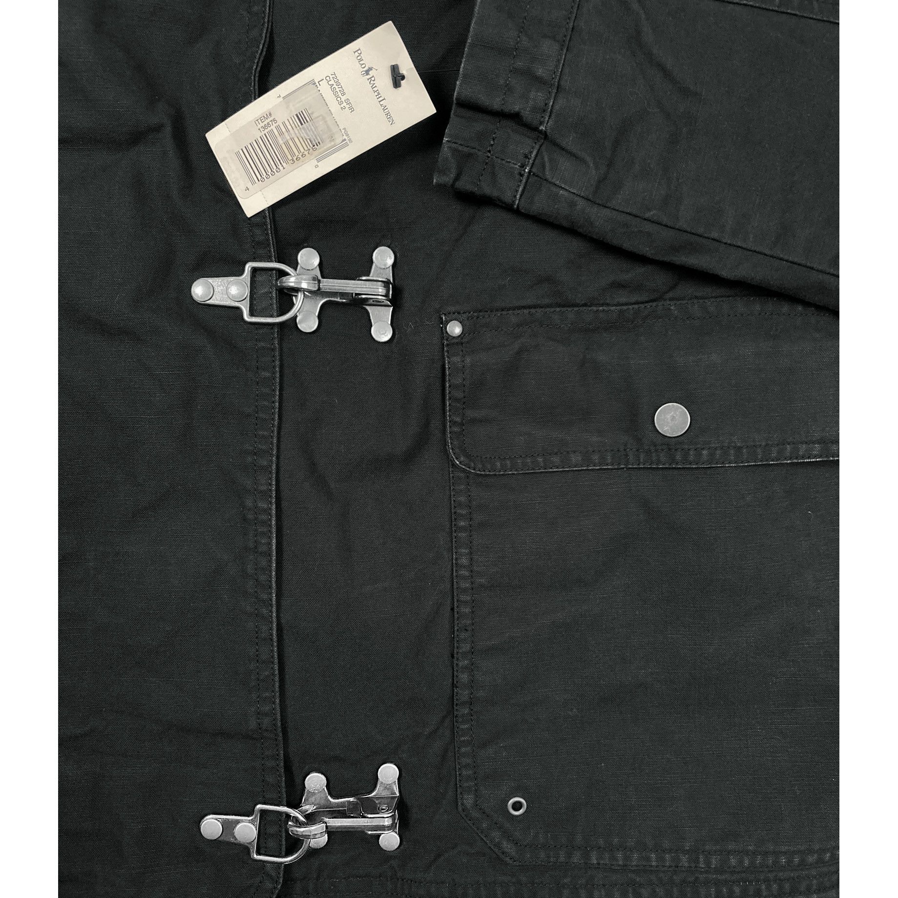 Polo Ralph Lauren NEW Polo Ralph Lauren Vintage Toggle Fireman Jacket! L Black Size US L / EU 52-54 / 3 - 5 Thumbnail