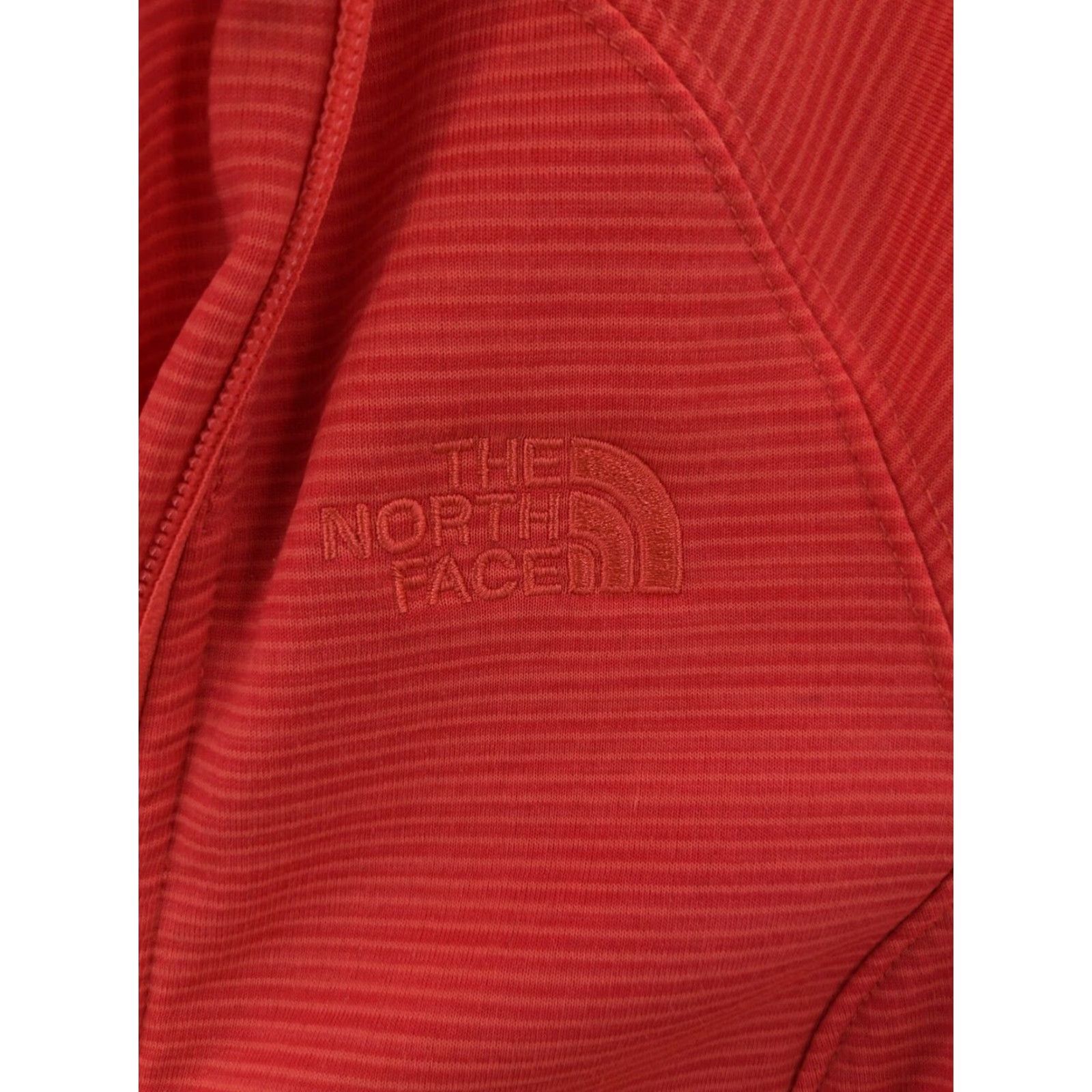 The North Face VINTAGE North Face Hoodie Womens Small Orange Full Zip Jacket Sweatshirt Size S / US 4 / IT 40 - 2 Thumbnail