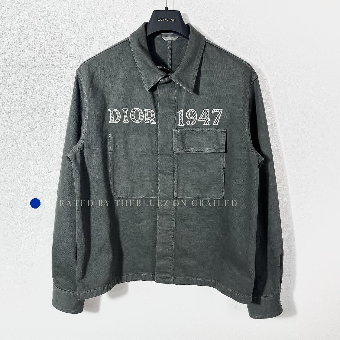 Dior Vintage Denim Jacket in Green Size US M / EU 48-50 / 2 - 1 Thumbnail