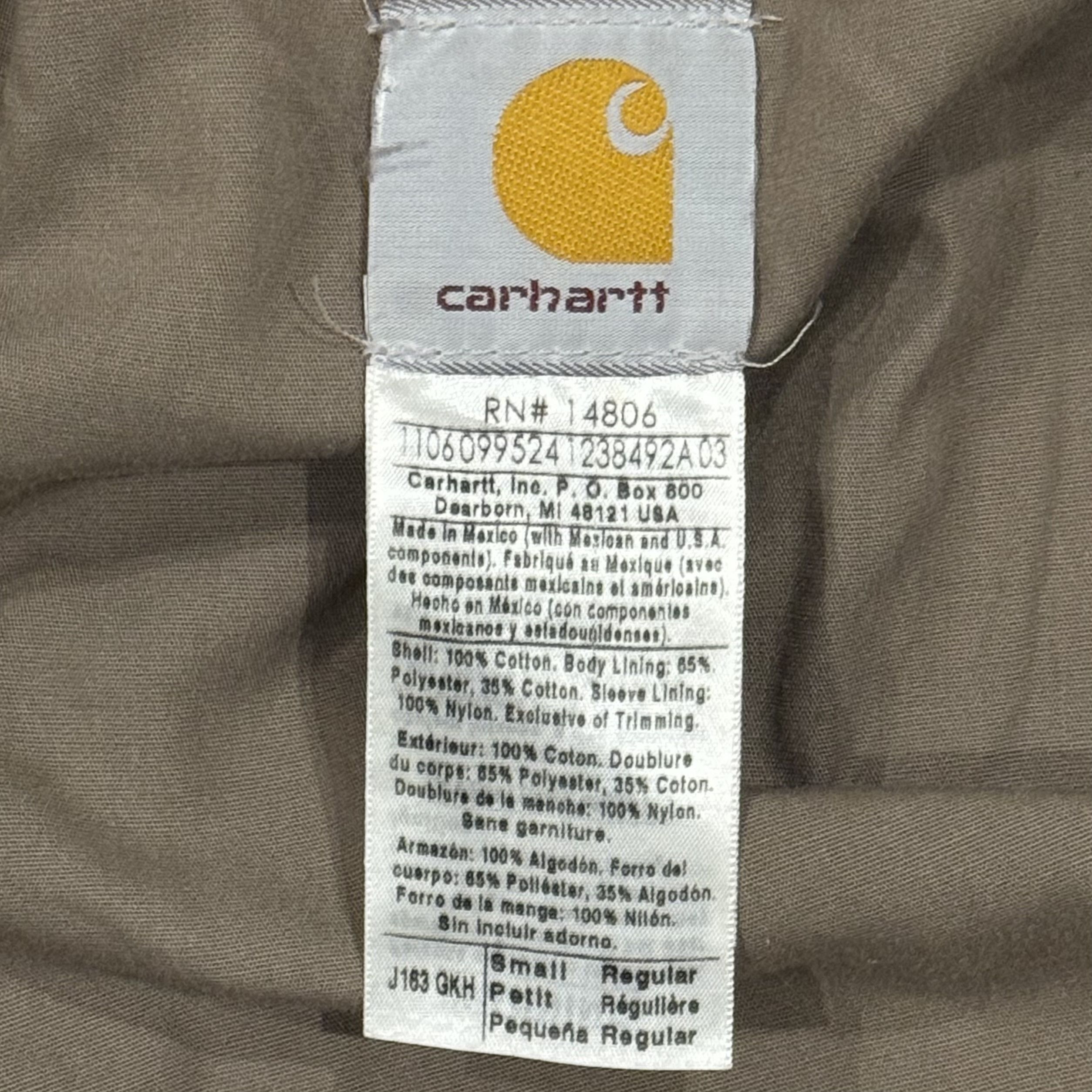 Carhartt Carhartt Men's Tan and Brown Jacket Size US S / EU 44-46 / 1 - 3 Thumbnail