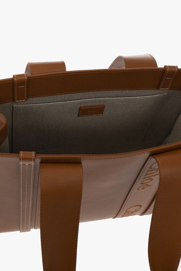 Chloe oc11z0525 Size: OS / Woody Tote Bag in Brown Size ONE SIZE - 4 Thumbnail