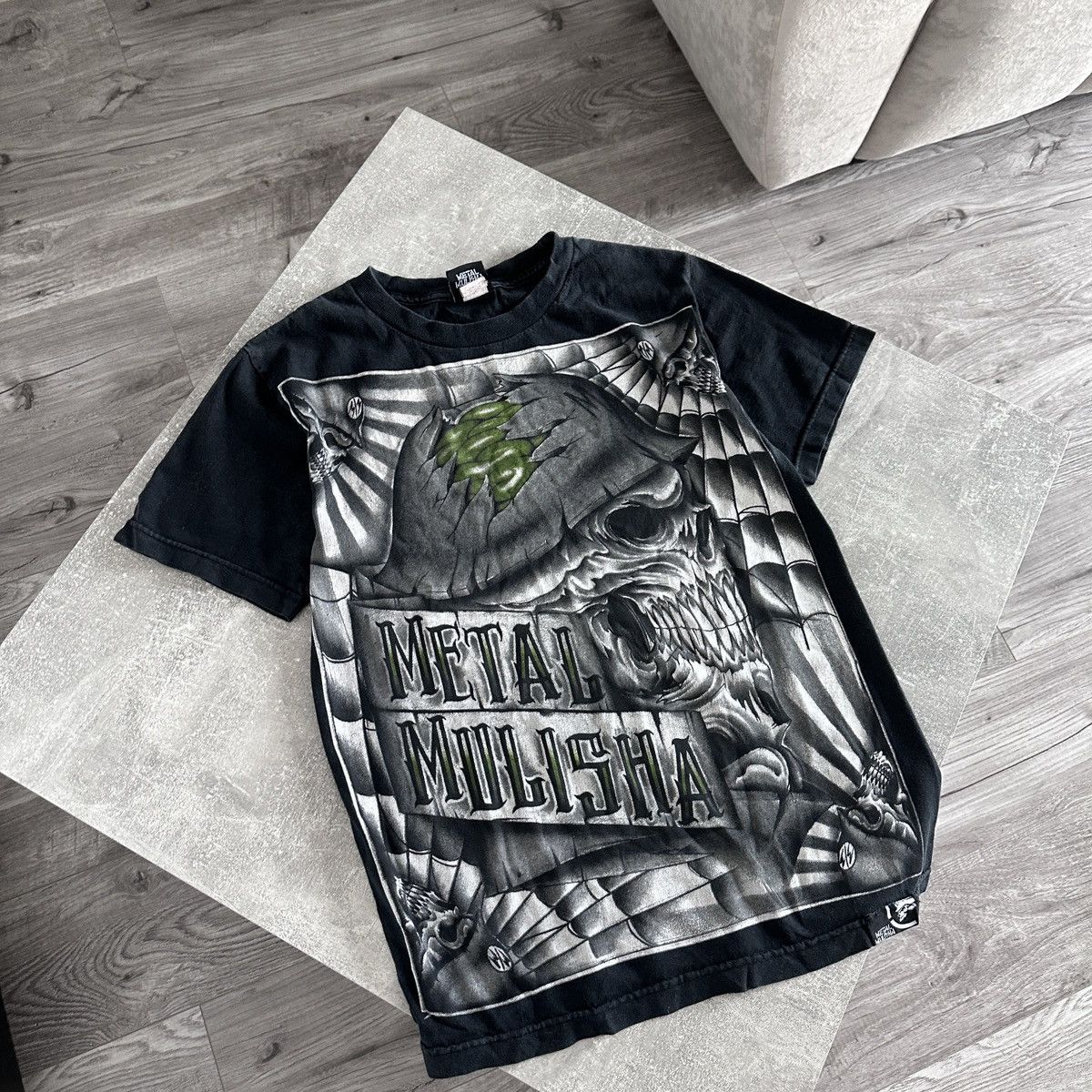 Vintage Vintage 90s Metal Mulisha skull printed tee soldier y2k og Size US S / EU 44-46 / 1 - 3 Thumbnail