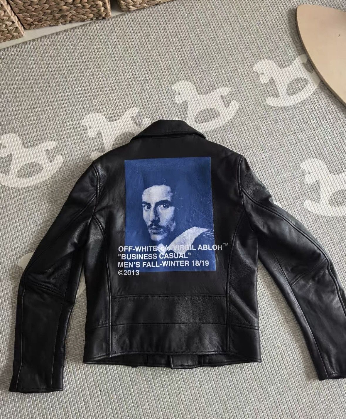 Off-White Off White leather jacket wxx Size US L / EU 52-54 / 3 - 2 Thumbnail