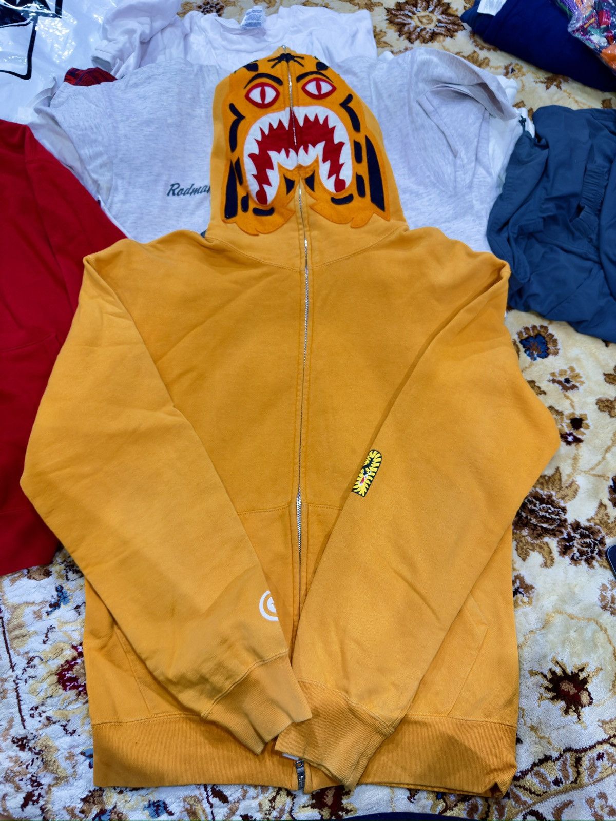 Bape Hoodie Sweatshirt A Bathing Ape Tiger Full Zipper Size US L / EU 52-54 / 3 - 1 Thumbnail