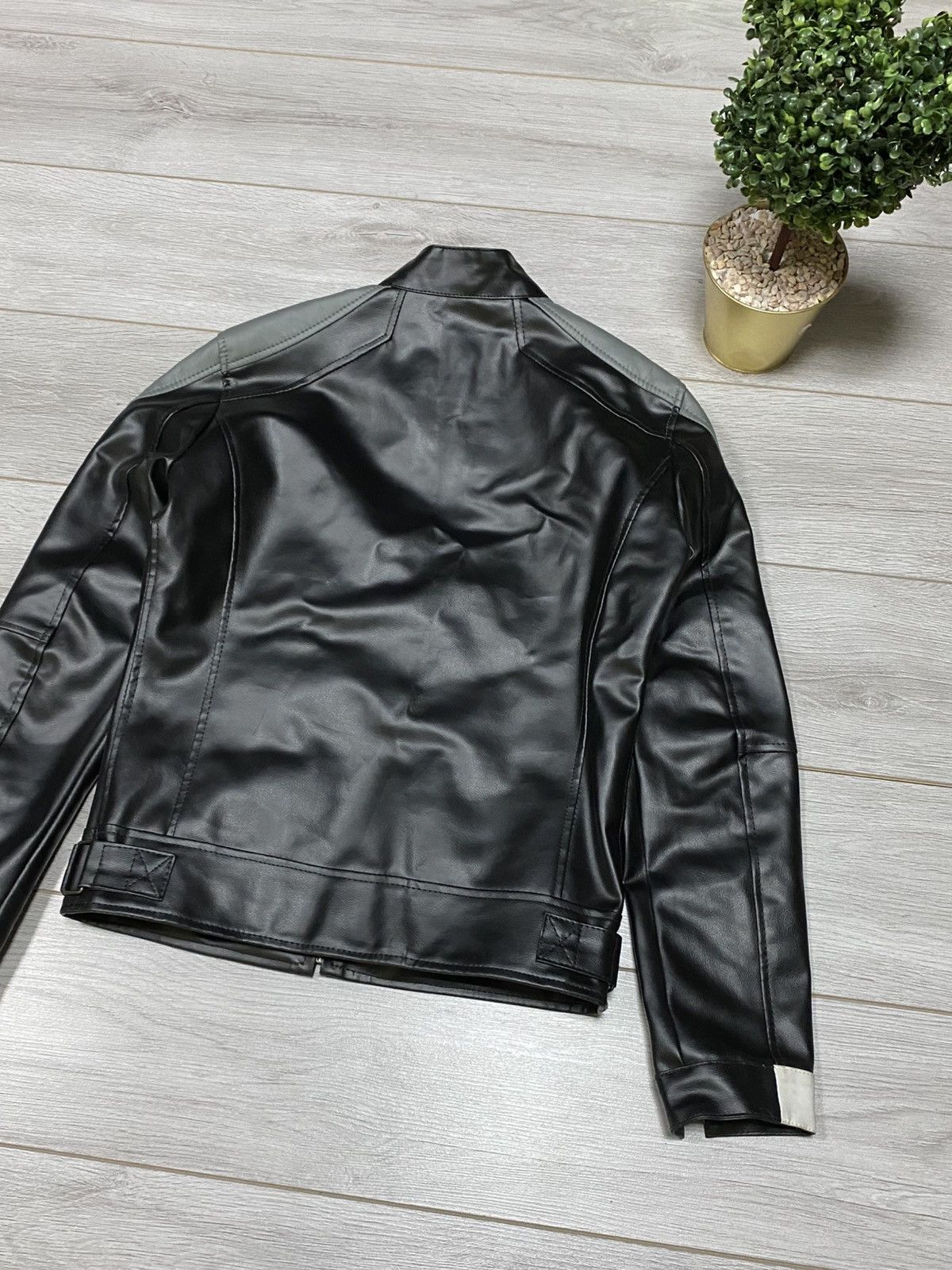 Vintage Ghost rider Robbie Reyes Inspire leather jacket black white Size US M / EU 48-50 / 2 - 11 Thumbnail