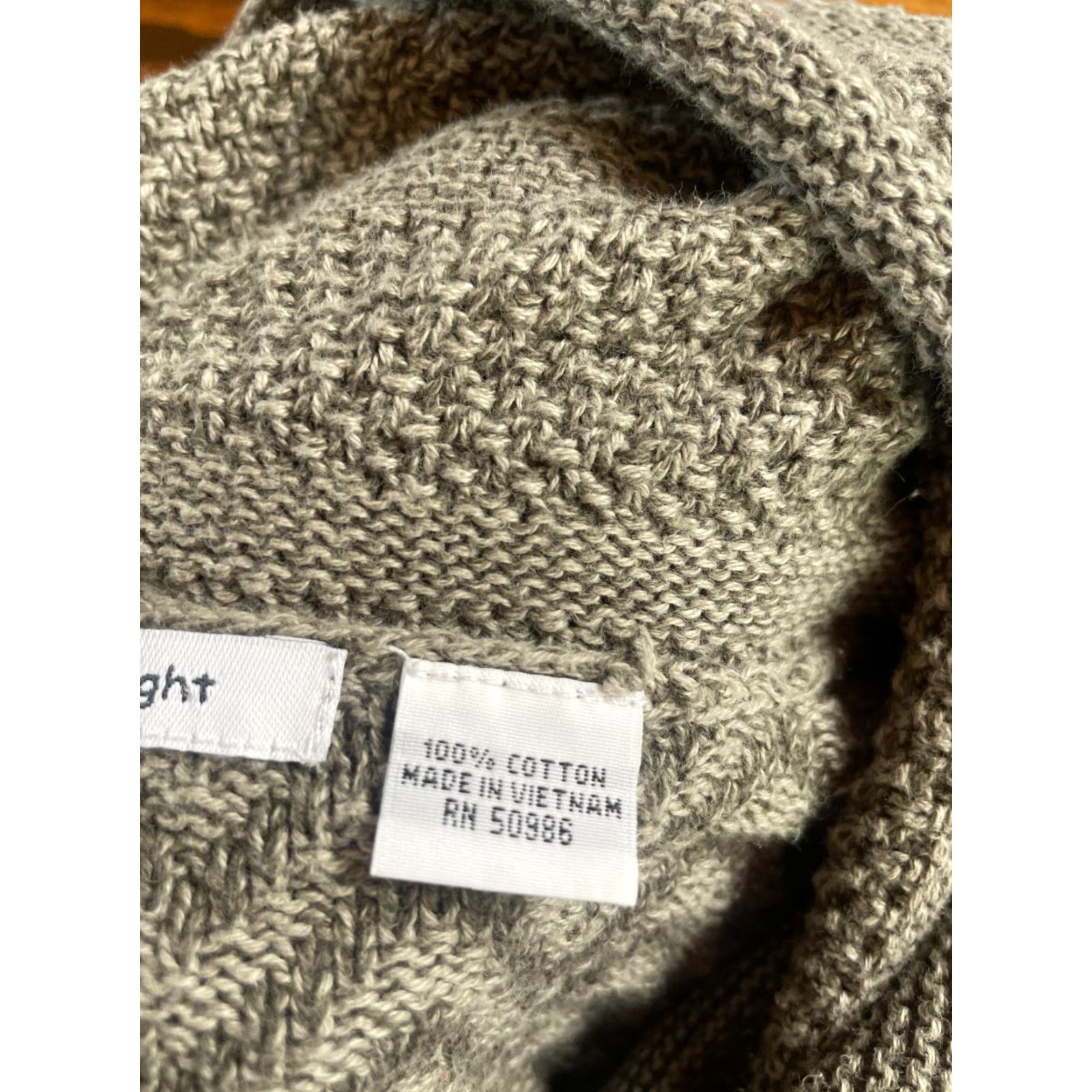 Vintage Eight Eight Eight Sweater, Women, Pullover, Knit, Green, Cowl Neck, Size M, Casual, Fall/Winter, Long Sleeve, Relaxed Fit Size M / US 6-8 / IT 42-44 - 7 Thumbnail