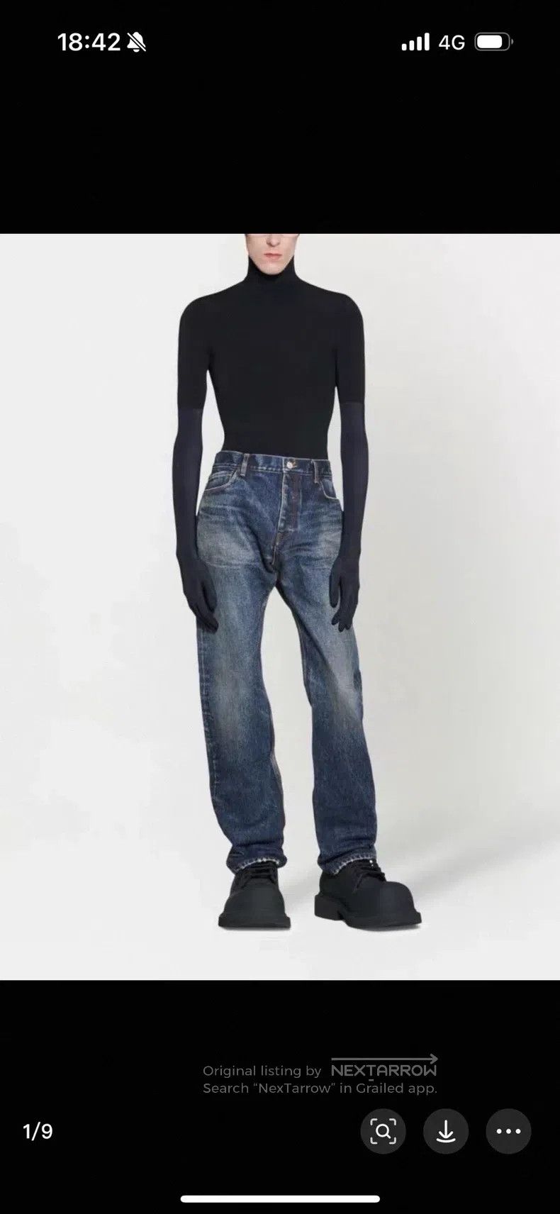 Balenciaga Balenciaga Jeans Size US 29 - 6 Thumbnail