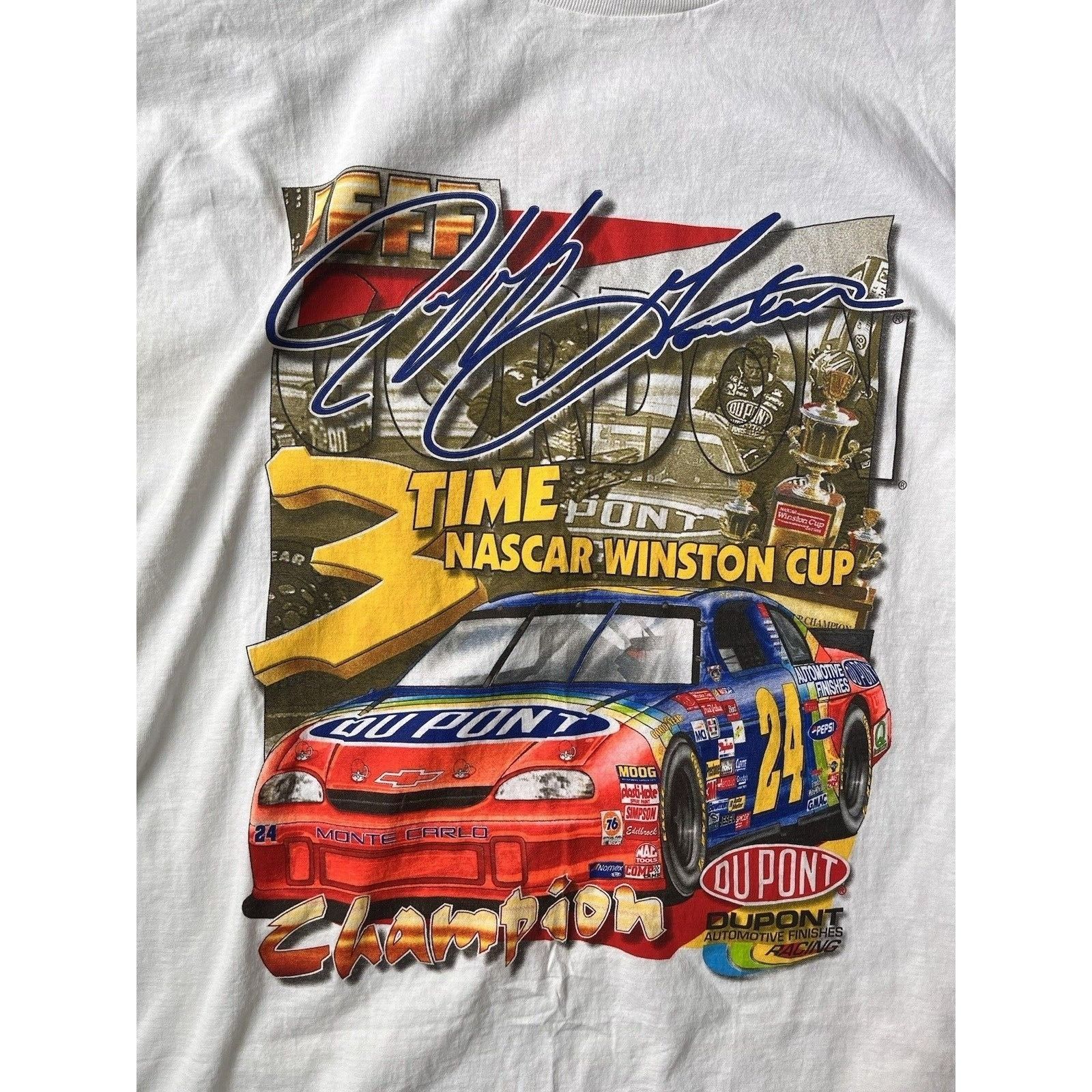 NASCAR VINTAGE NASCAR RACING JEFF GORDON #24 WINSTON CUP T SHIRT XL Size US XL / EU 56 / 4 - 8 Thumbnail