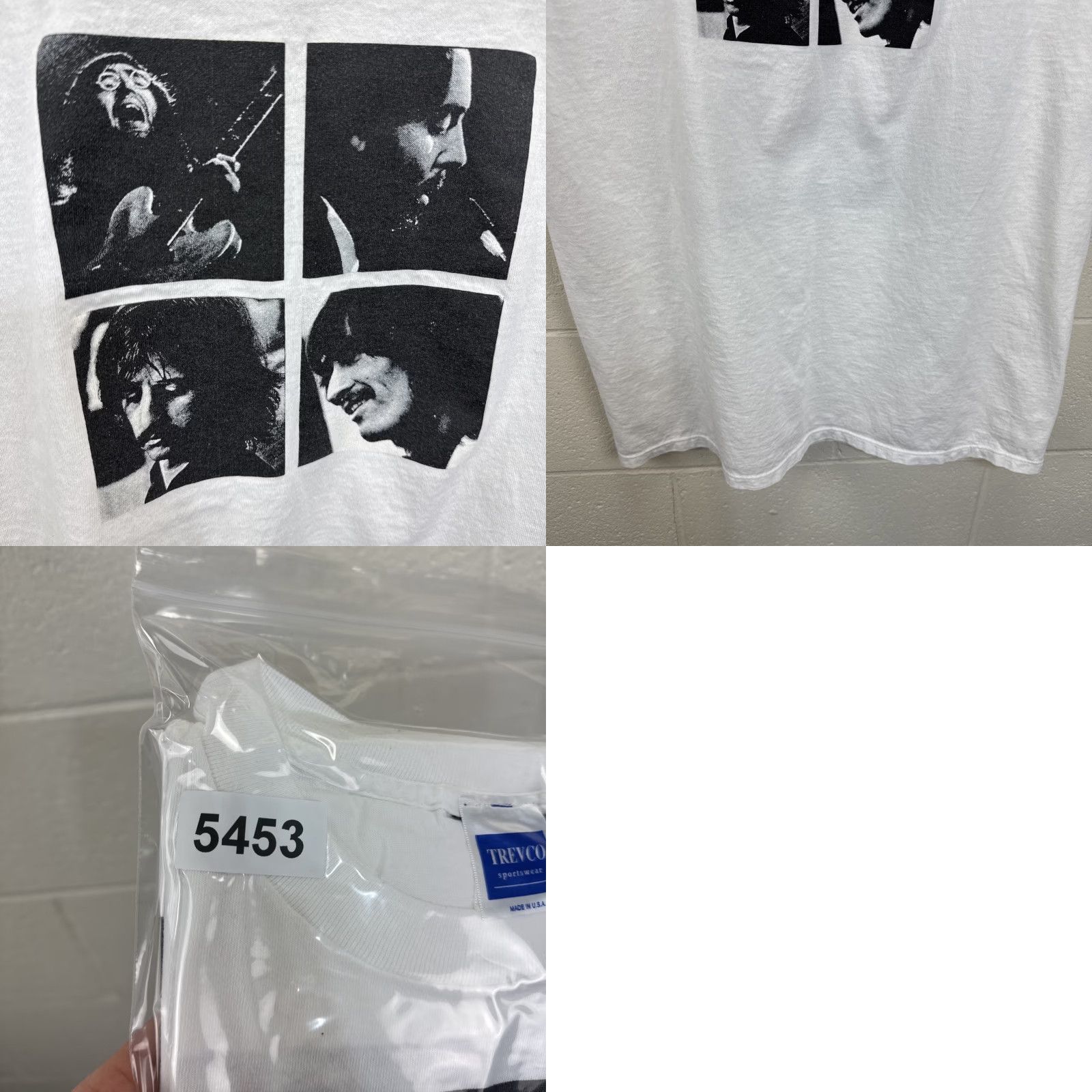 Vintage VINTAGE The Beatles Let It Be Album Cover T-Shirt Concert Tee XL White Shirt Mens Size US XL / EU 56 / 4 - 10 Thumbnail