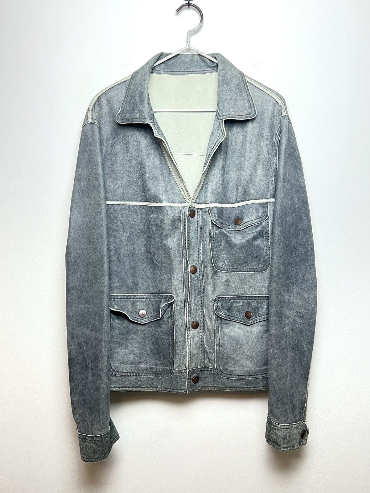 Giorgio Armani armani y2k reversible leather/suede jacket Size US L / EU 52-54 / 3 - 1 Thumbnail