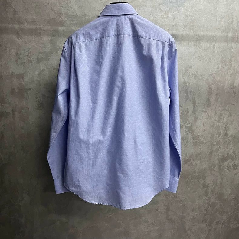 Louis Vuitton Louis Vuitton size 41 25 long sleeve shirt with blue logo b Size US XS / EU 42 / 0 - 5 Thumbnail