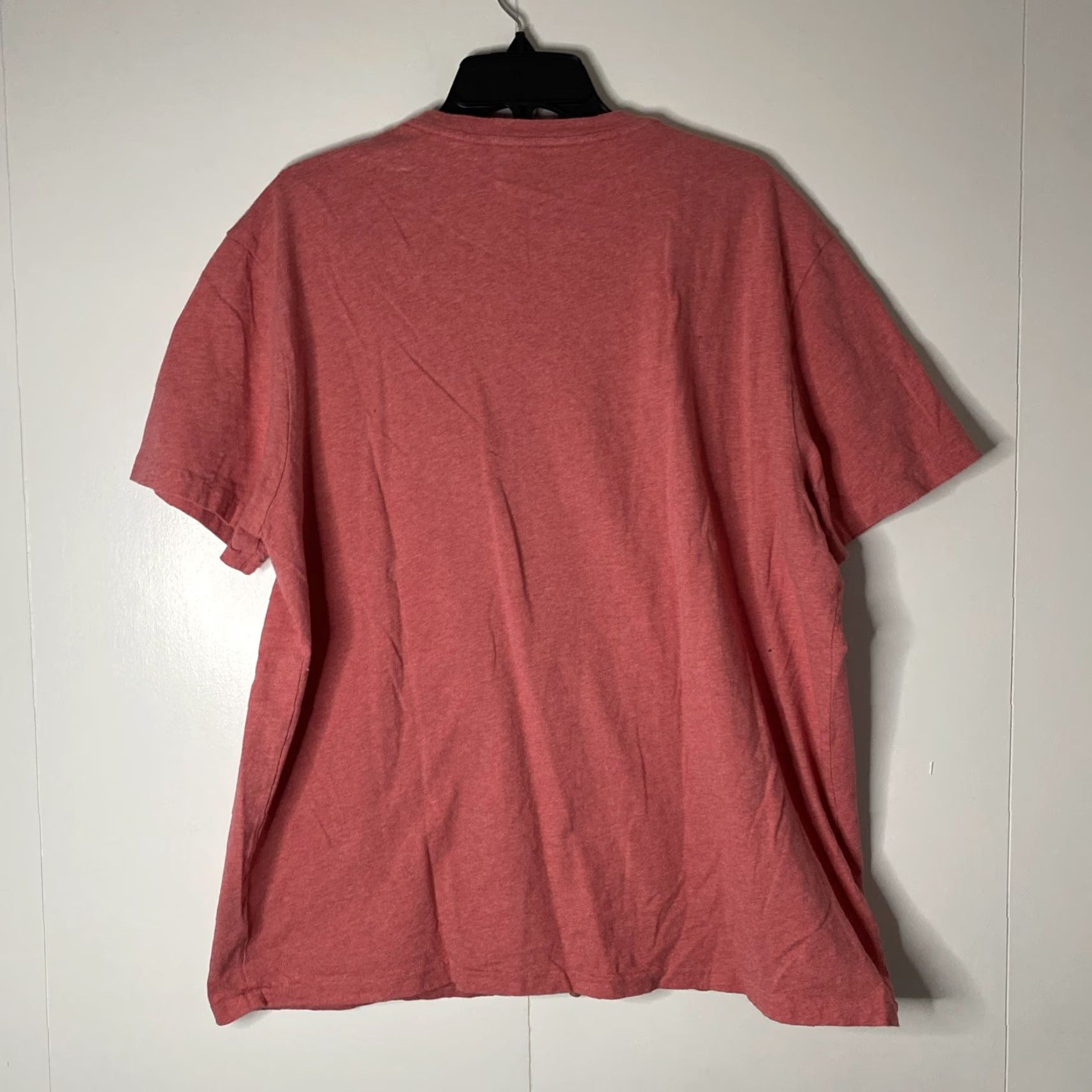 Ralph Lauren VINTAGE Polo Ralph Lauren Mens T Shirt Large Heathered Red Light Weight Stretch Size US L / EU 52-54 / 3 - 5 Thumbnail