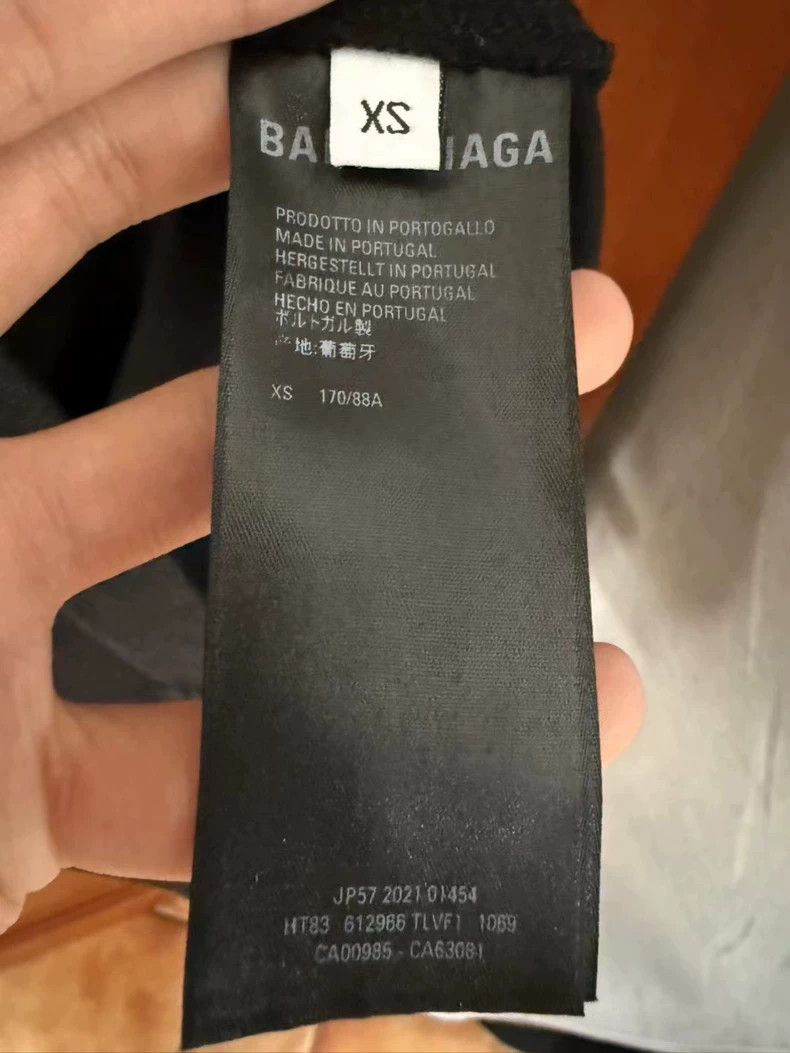 Balenciaga Balenciaga Jelly logo short sleeve black Size US XS / EU 42 / 0 - 4 Thumbnail