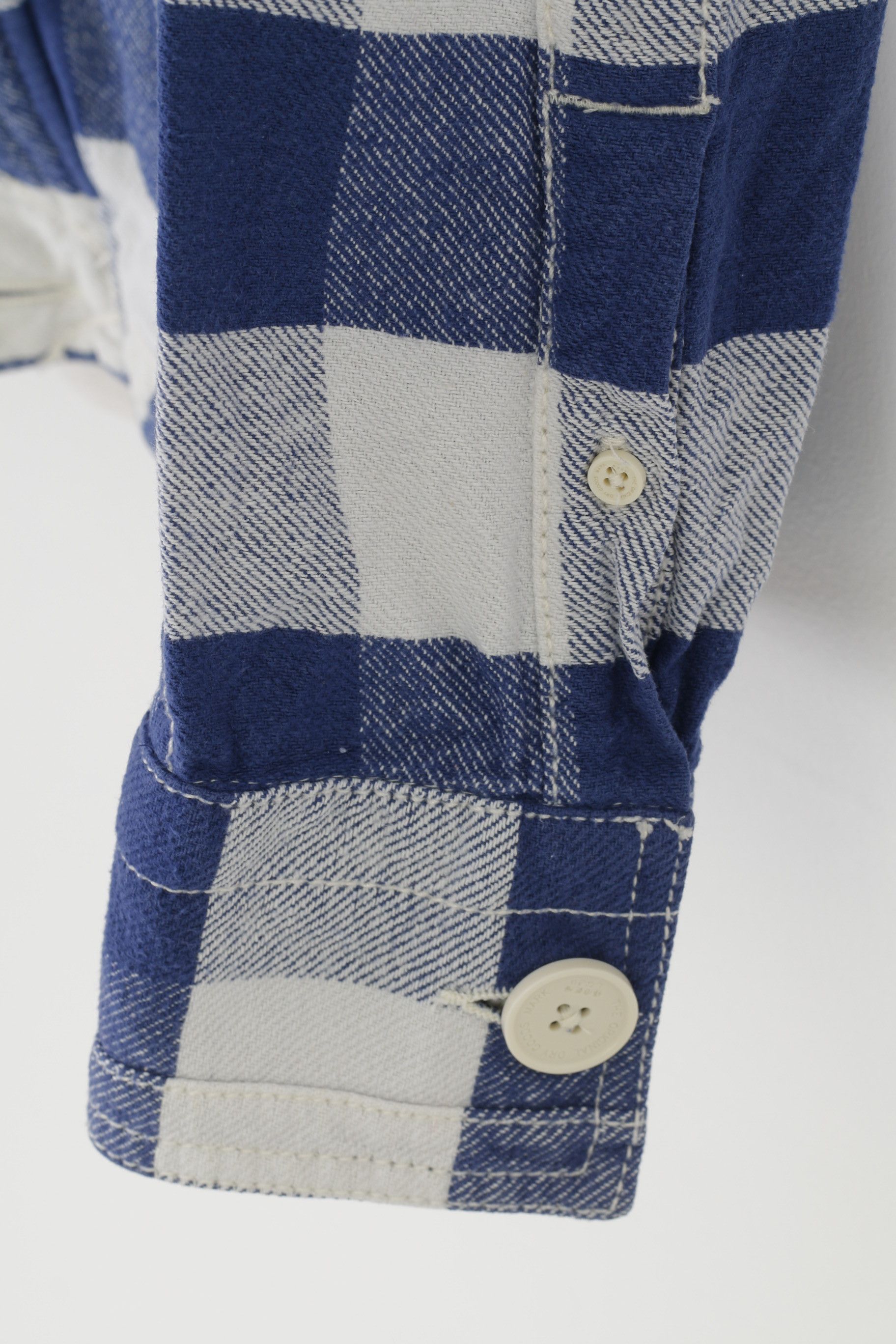 Superdry Superdry Men S Jacket Checkered Blue White Cotton 2205 Size US S / EU 44-46 / 1 - 3 Thumbnail