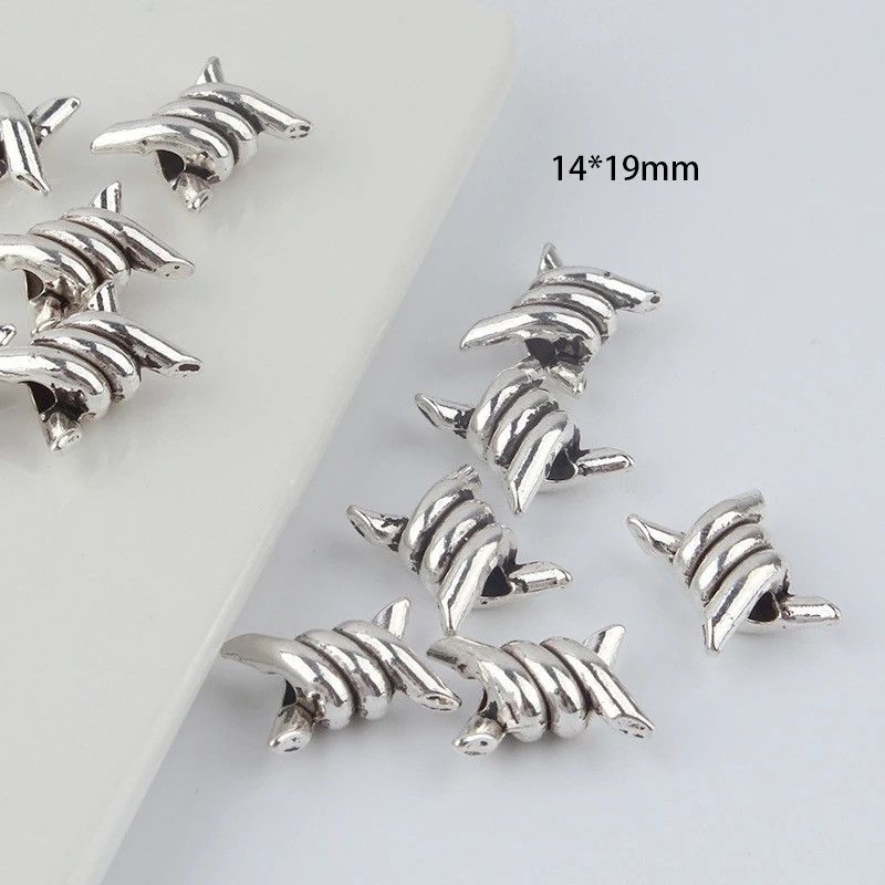 Jewelry Buckle Wire Thorn Knot Shoelace Buckle Pendant Charms Size ONE SIZE - 2 Thumbnail