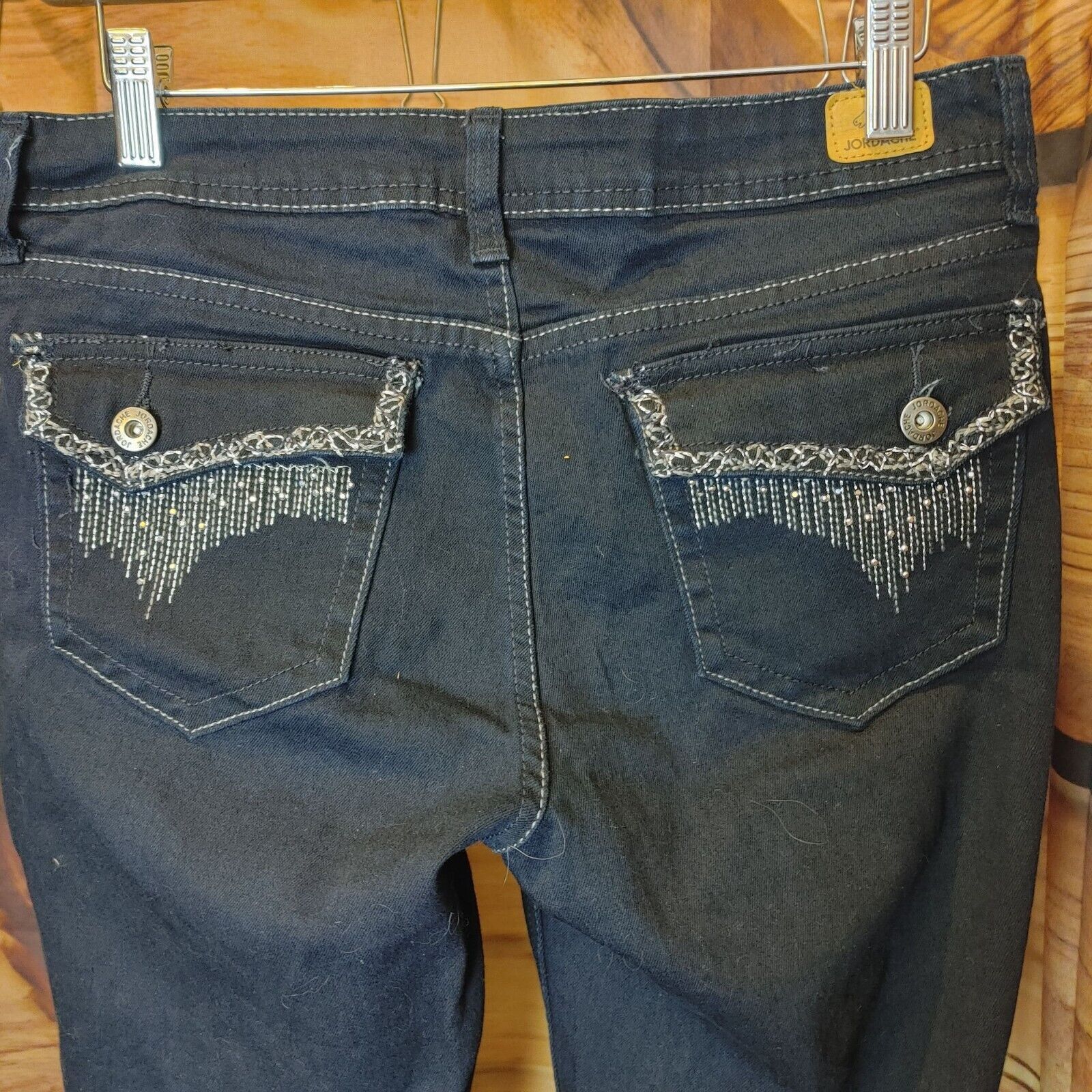 Jordache Jordache Women's Straight Boot Cut Jeans 8 Size 30" / US 8 / IT 44 - 3 Thumbnail