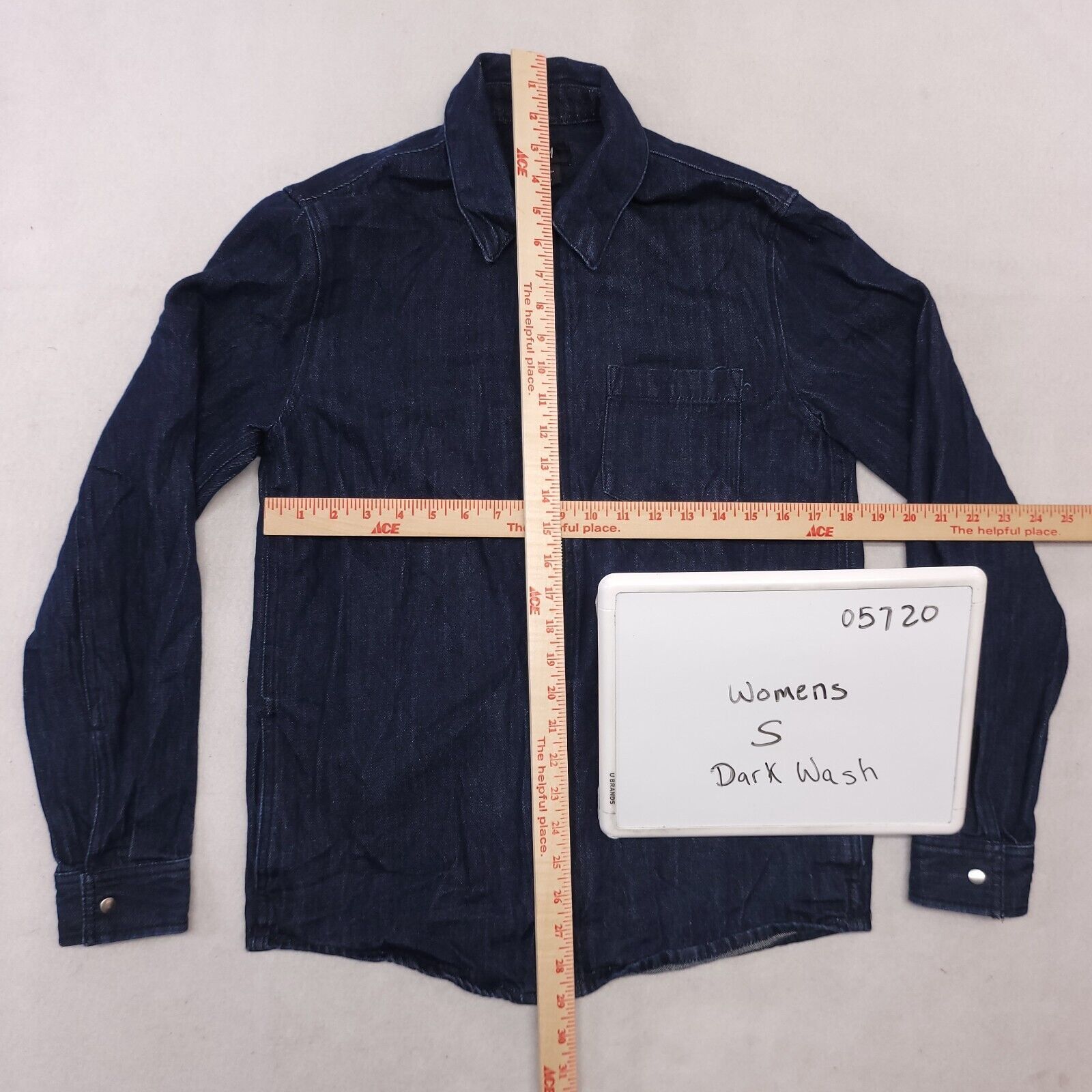 H&M H&M Zip Up Long Sleeve Denim Jean Jacket Womens Size S Blue Size S / US 4 / IT 40 - 9 Thumbnail