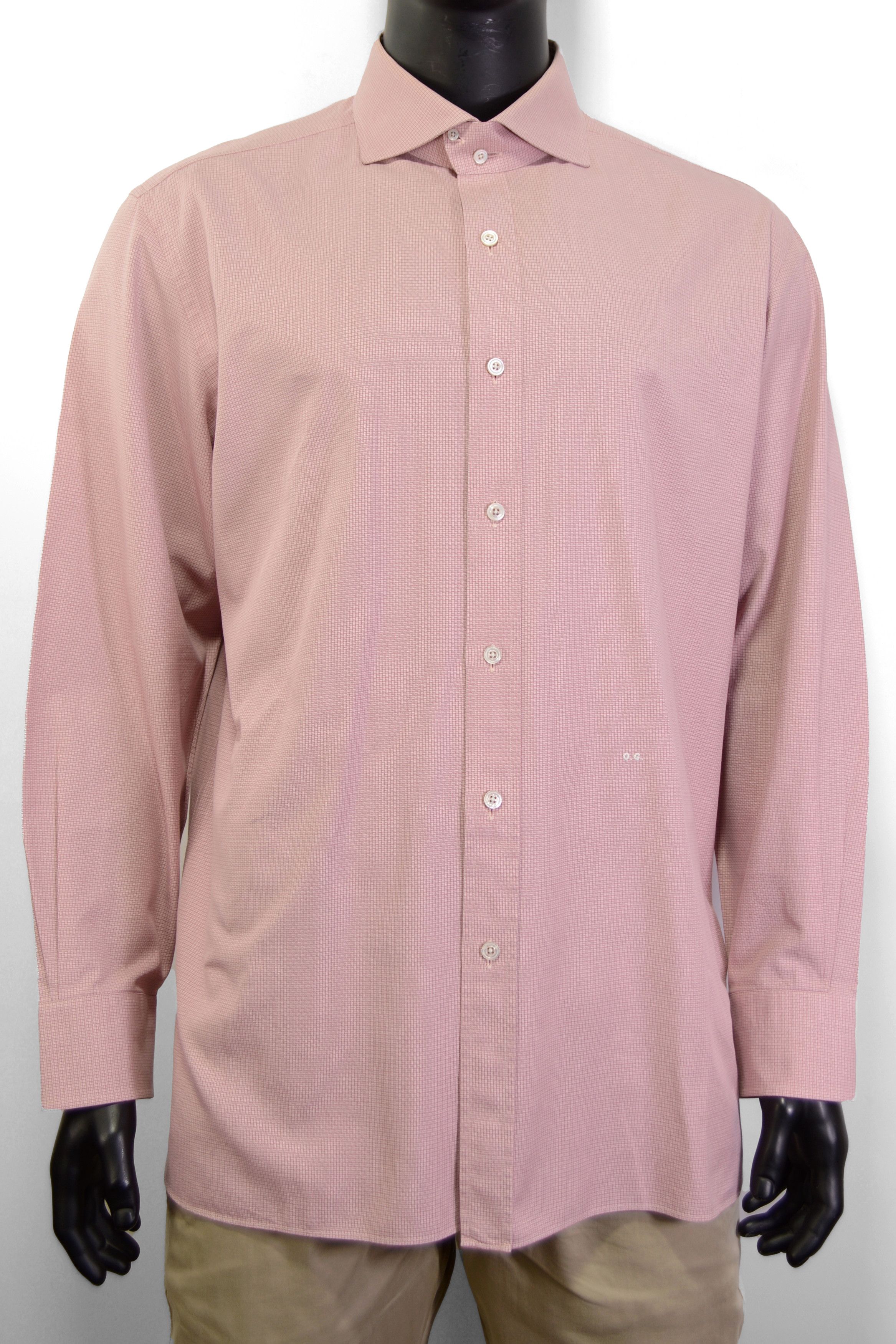 Tom Ford MTO Amazing Men's Tom Ford Shirt 48 Pink Cotton Italy Size US XXL / EU 58 / 5 - 1 Thumbnail