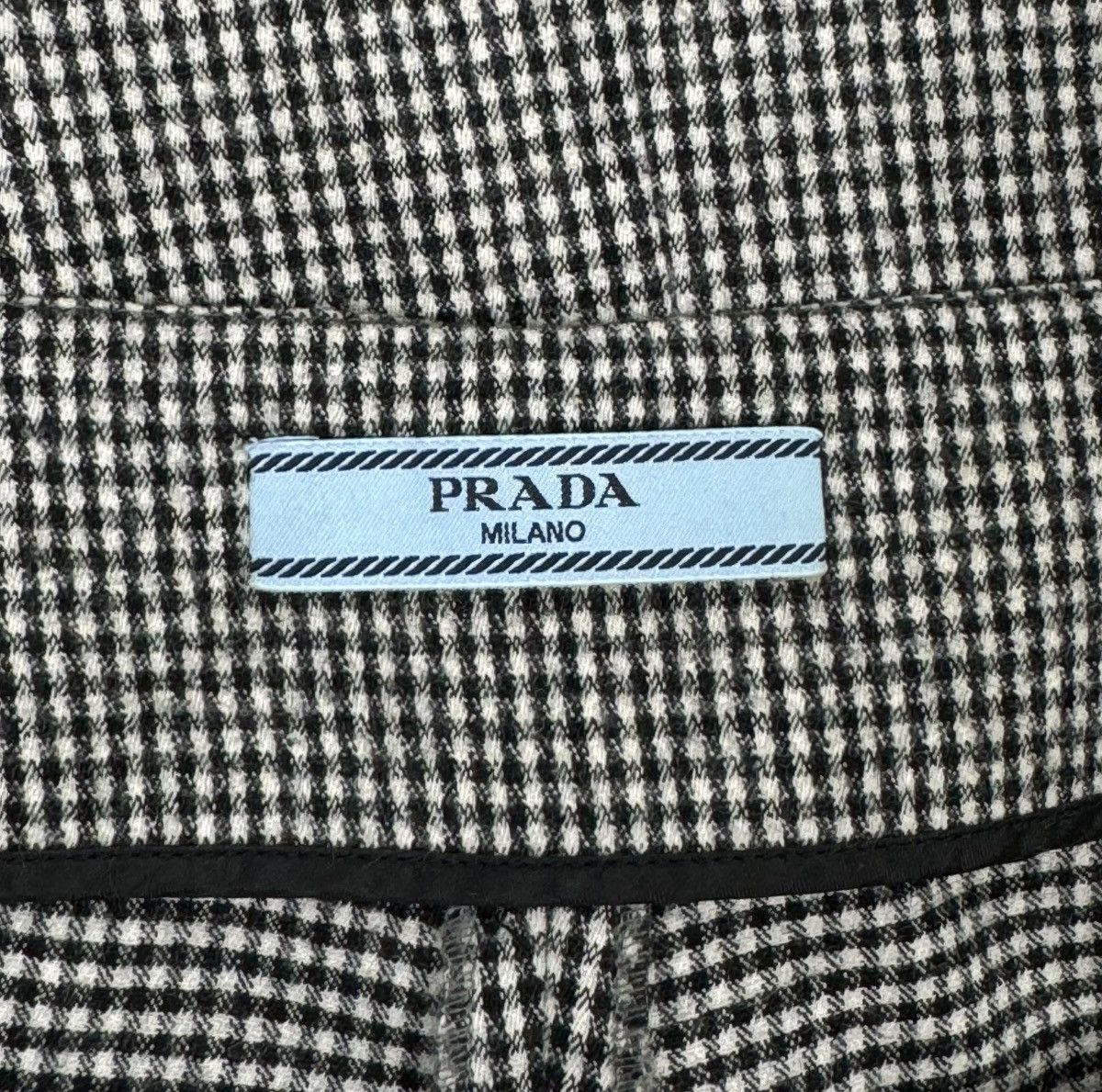 Prada Prada Wool Dress Pants Glen Check size 42 Size 28" / US 6 / IT 42 - 8 Thumbnail