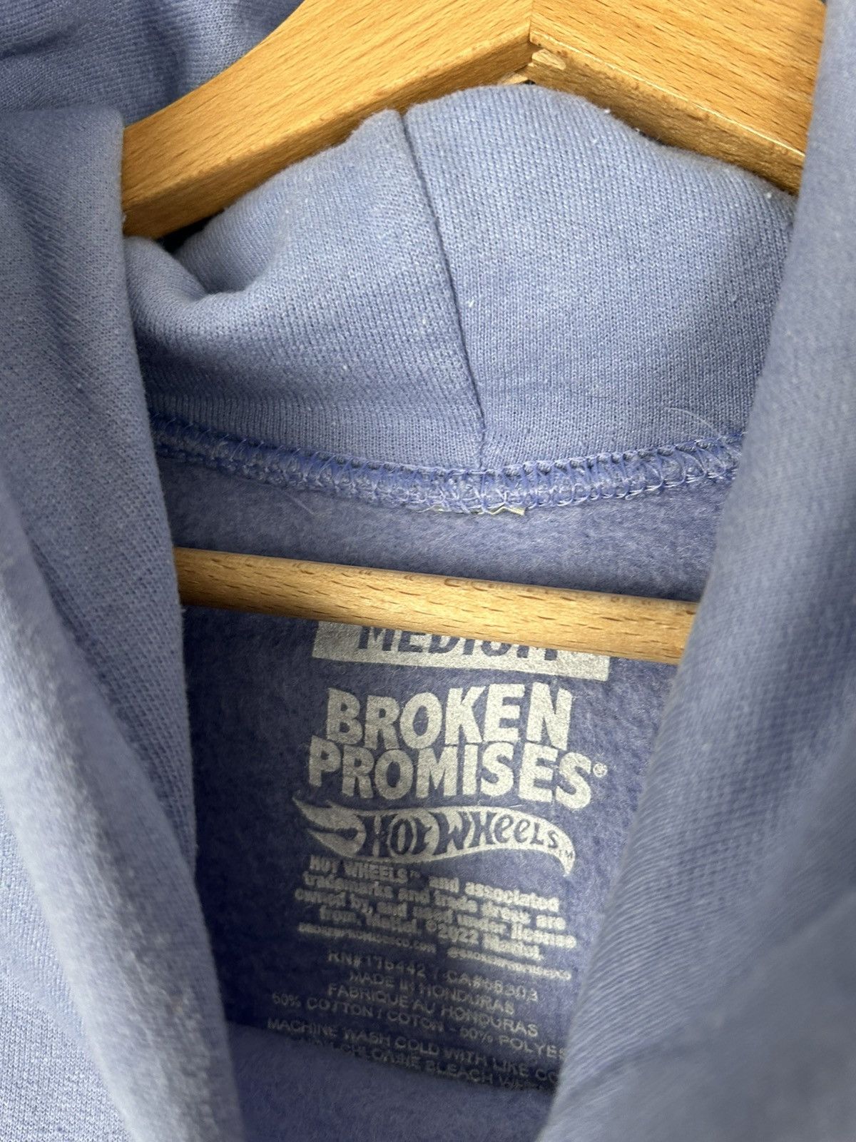 Vintage Hot Wheels Broken Promises Hoodie Graphic Racing Streetwear Size US M / EU 48-50 / 2 - 6 Thumbnail