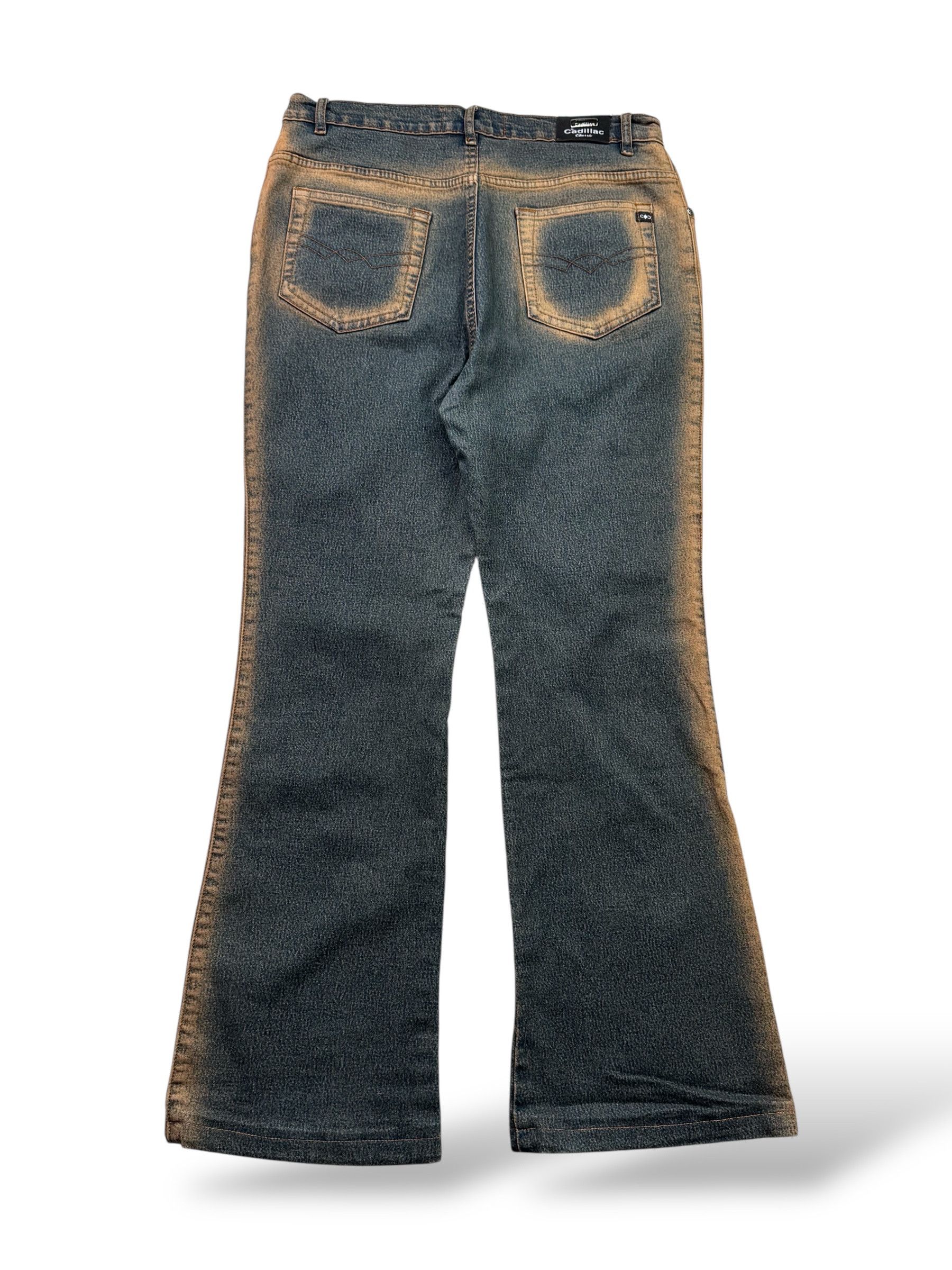 Japanese Brand Vintage Flare Jeans W458(V9) Size US 30 / EU 46 - 3 Thumbnail