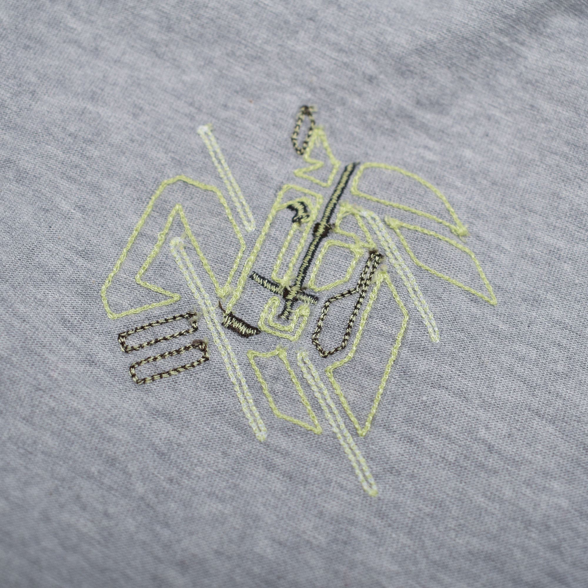 Hermes HERMÈS Leather-patch crew-neck T-shirt Gray LIKE NEW Size US XL / EU 56 / 4 - 7 Thumbnail