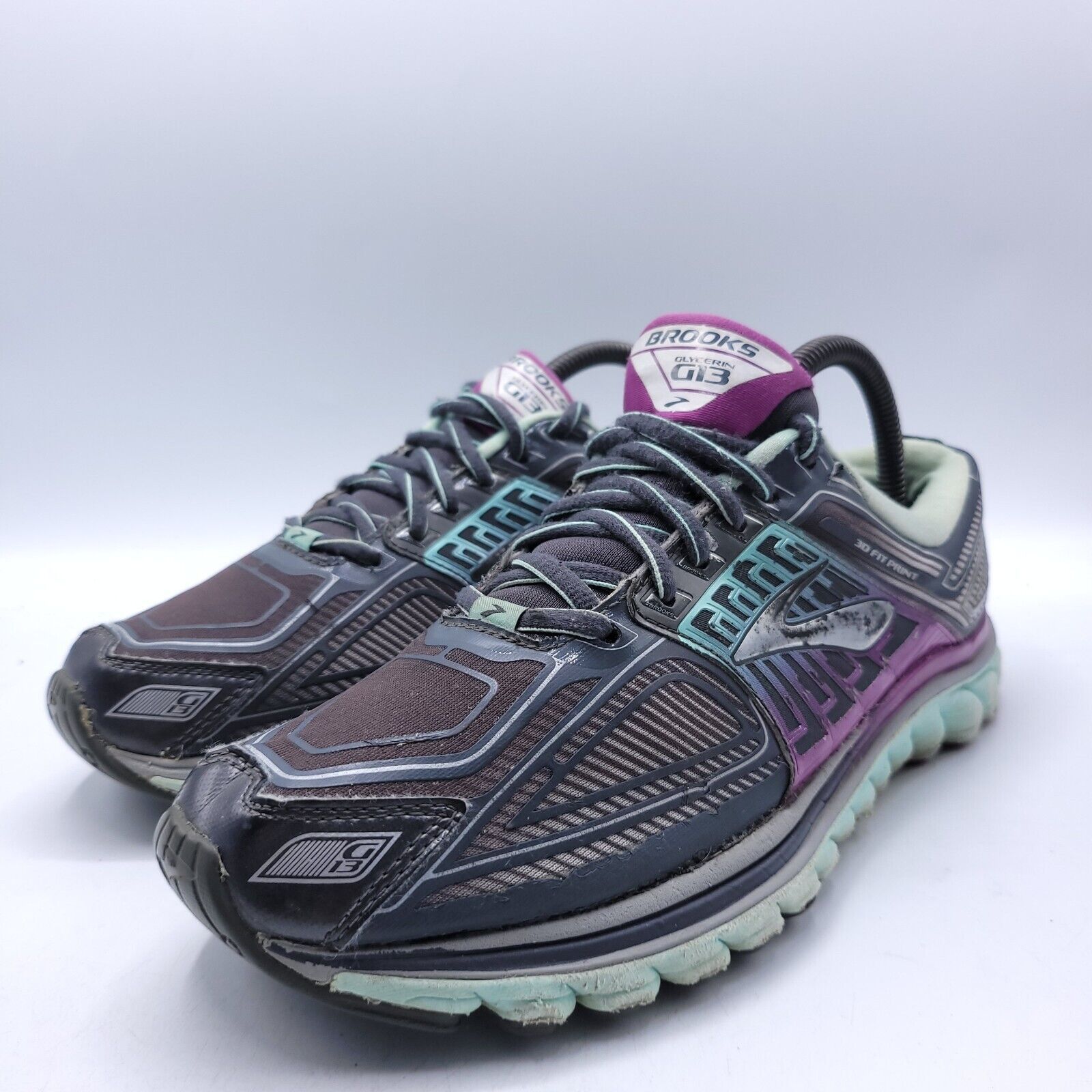 Brooks Brooks Glycerin 13 Shoe Womens Size 9.5 1201971B070 Black Size US 9.5 / IT 39.5 - 1 Thumbnail