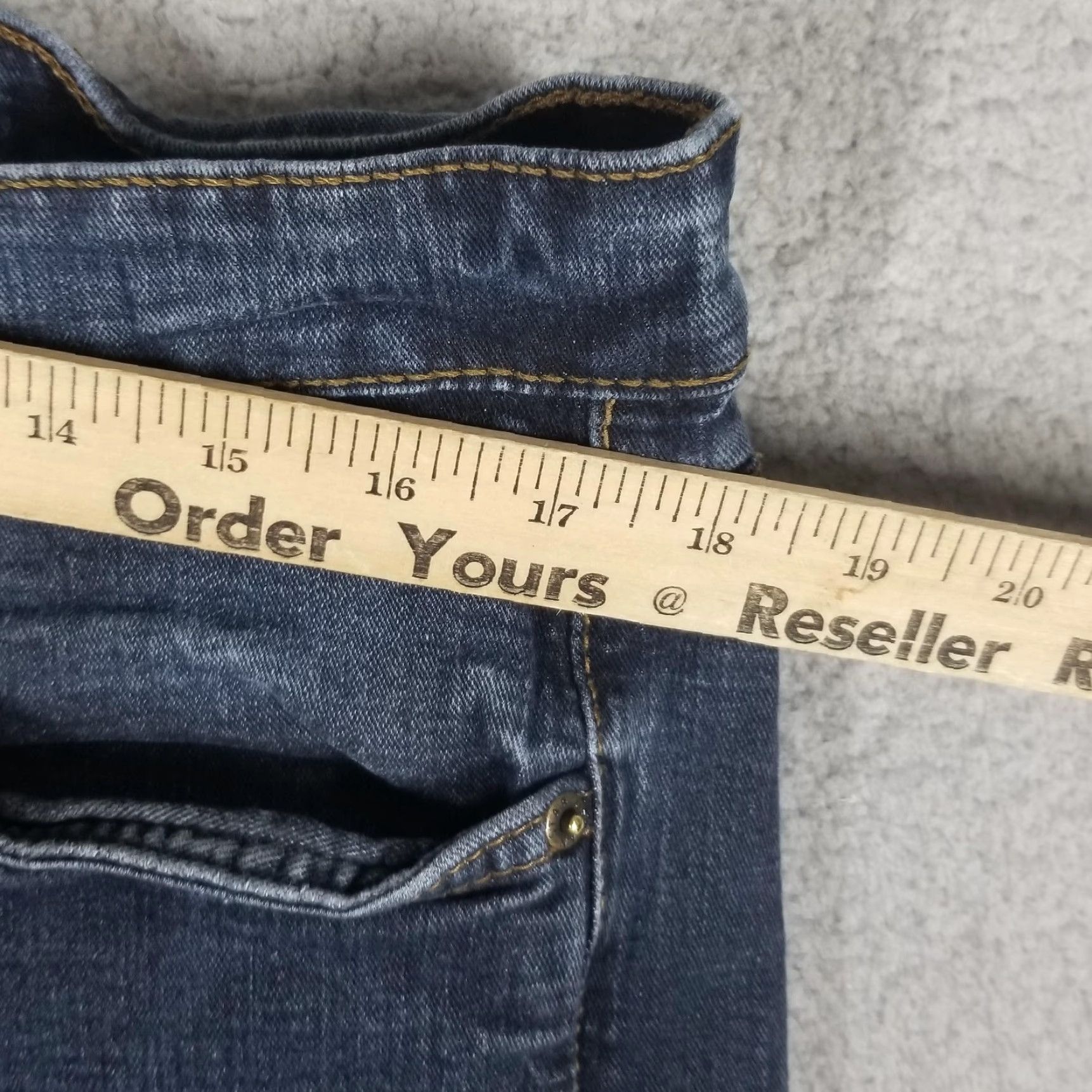 Vintage Urbanstar Jeans Mens 36x34 Blue Denim Straight Leg Stretch 5 Pocket 610594 Size US 36 / EU 52 - 4 Thumbnail