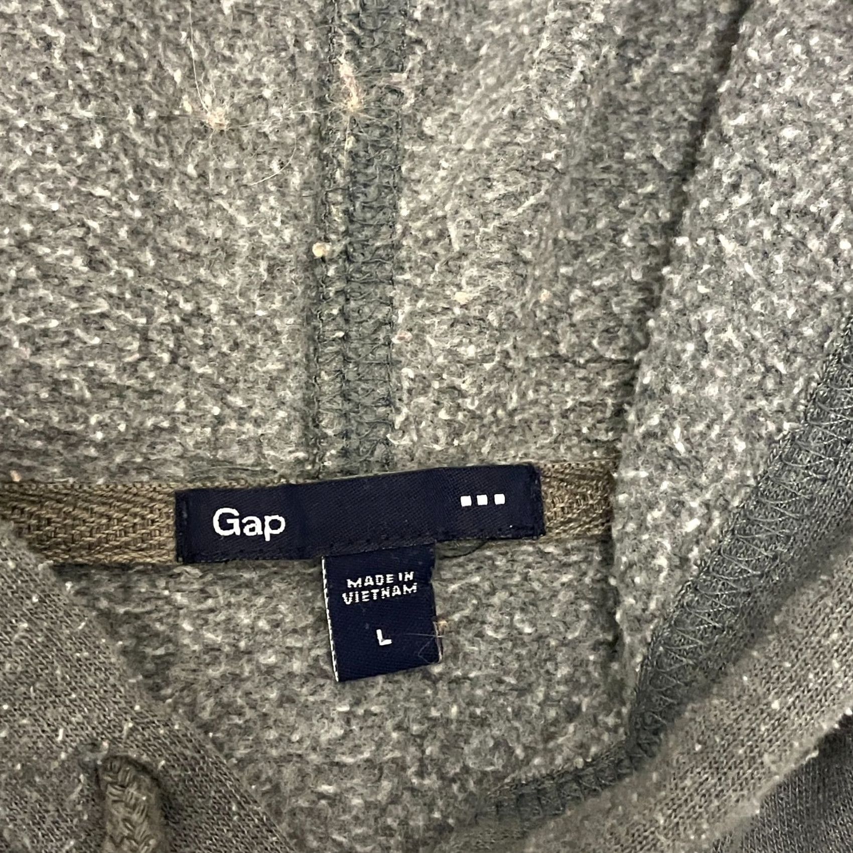 Gap GAP Hoodie Mens Large Grey Pullover Logo Sweatshirt Size US L / EU 52-54 / 3 - 3 Thumbnail