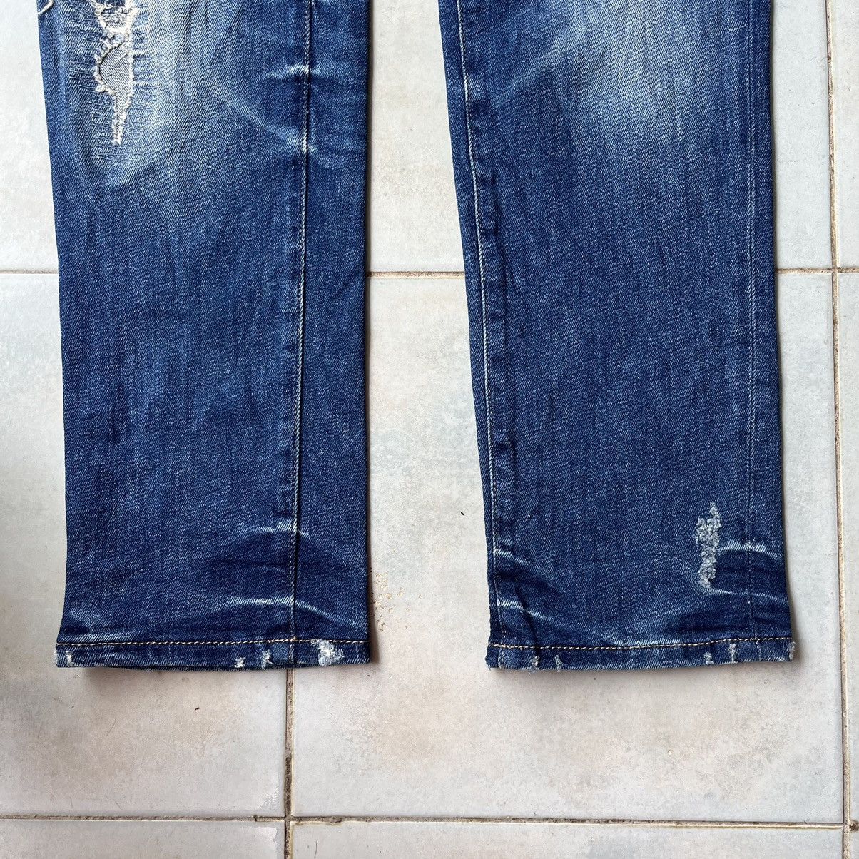 Zara Zara Denim Distressed Ankle Cut Jeans Size US 32 / EU 48 - 7 Thumbnail