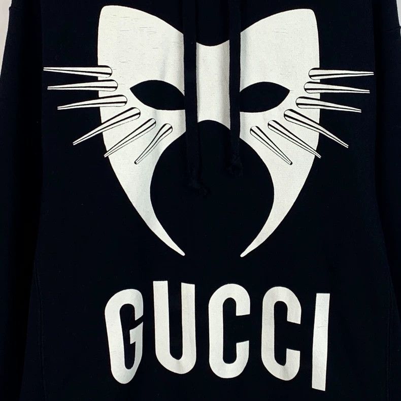 Gucci Gucci Declaration Series Black Mask Letter Print Cotton Hoo Size US S / EU 44-46 / 1 - 4 Thumbnail