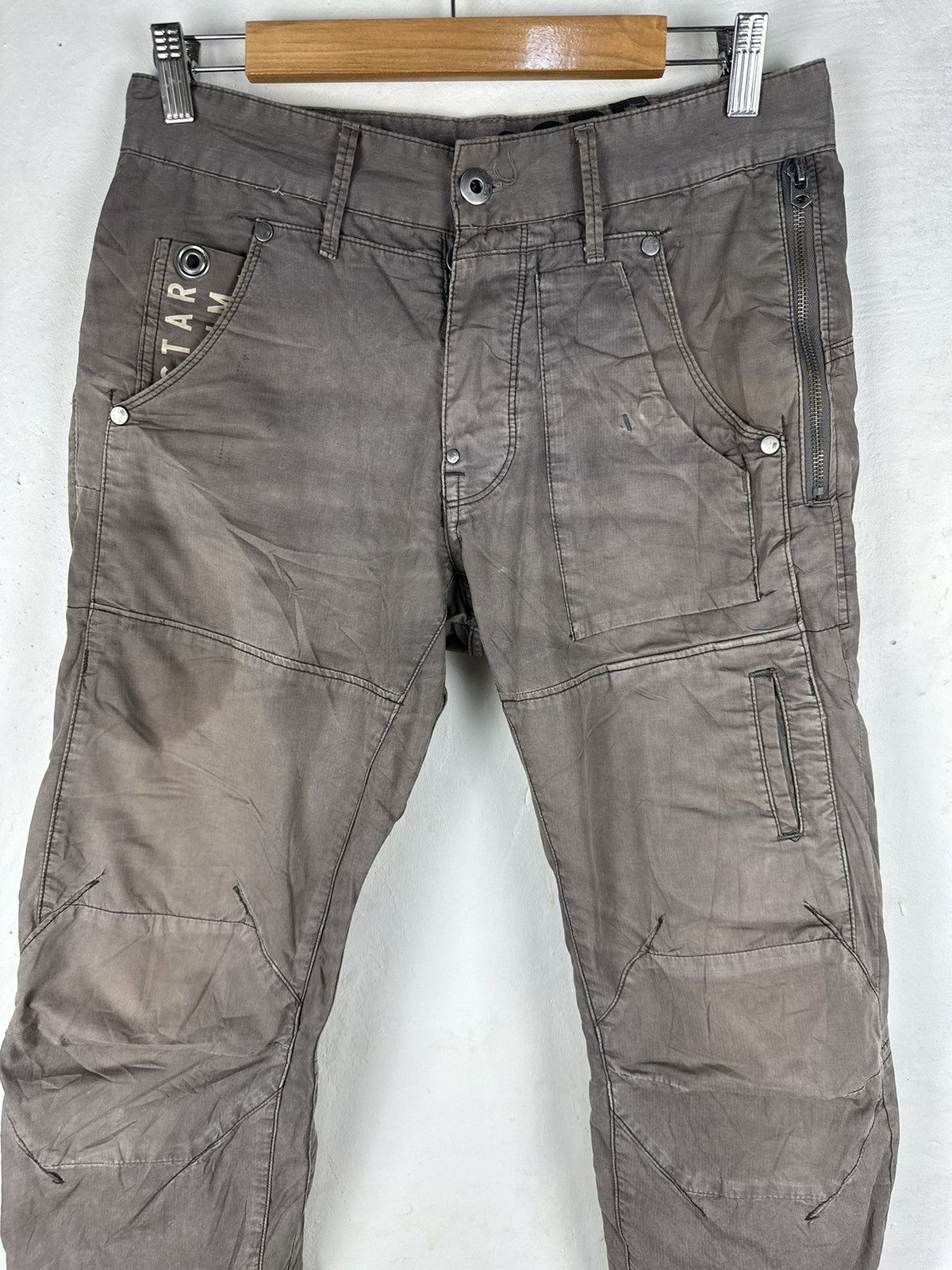 G-Star G STAR RAW DENIM CARGO PANTS MULTIPOCKET STREETWEAR Size US 30 / EU 46 - 3 Thumbnail