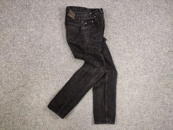 Levi's Vintage 90's Levis 615 fit Guide Faded Black Denim Jeans Size US 30 / EU 46 - 12 Thumbnail