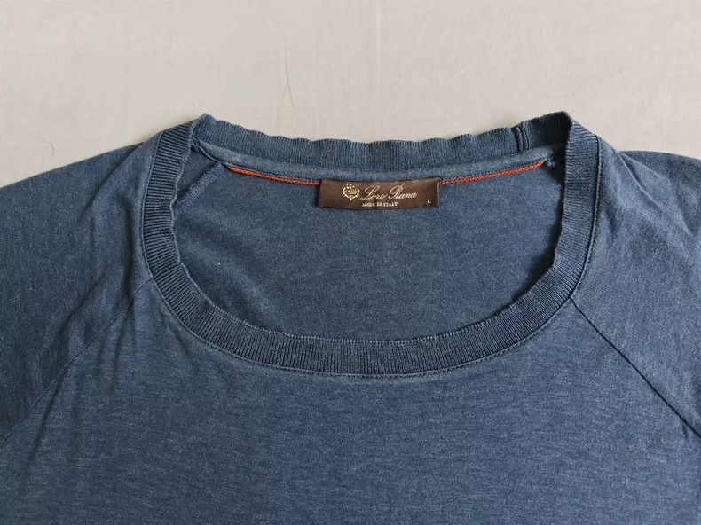 Loro Piana LORO PIANA Men's short-sleeved T-shirts Size US L / EU 52-54 / 3 - 3 Thumbnail