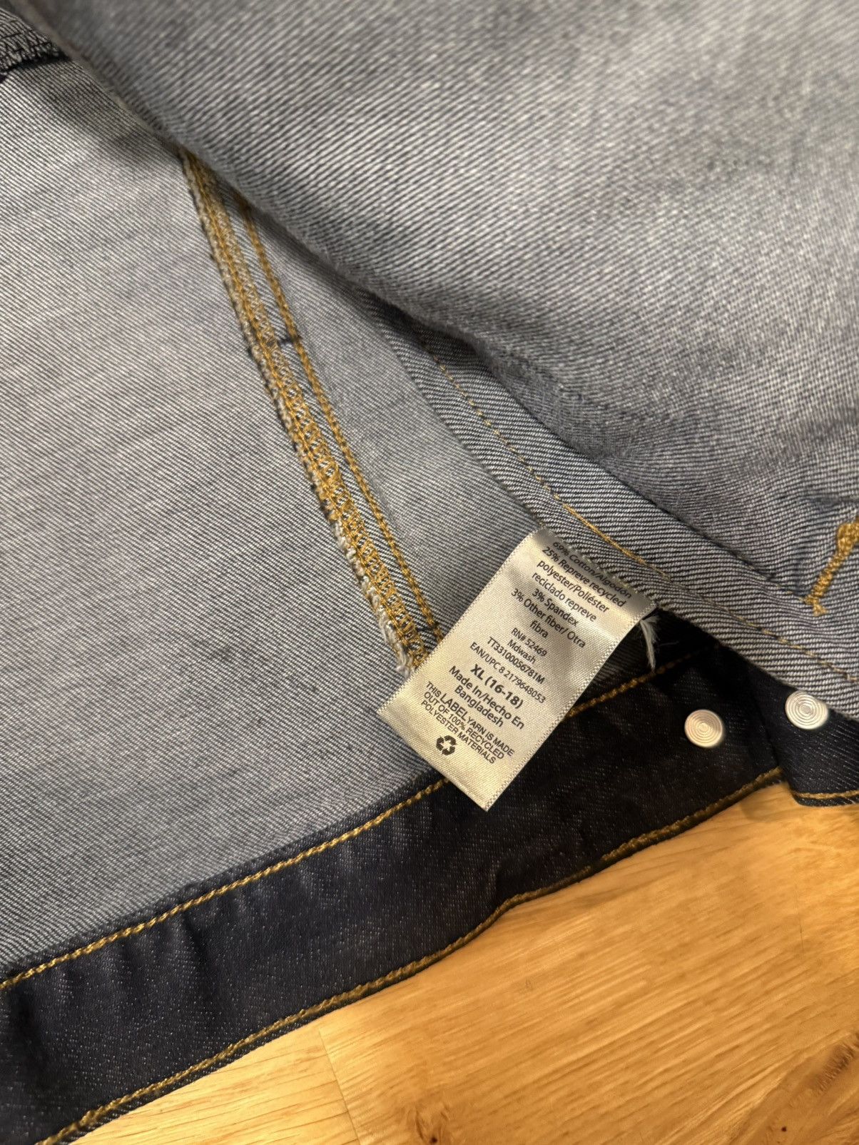 Other Waxed Cropped Denim jacket Size XL / US 12-14 / IT 48-50 - 5 Thumbnail